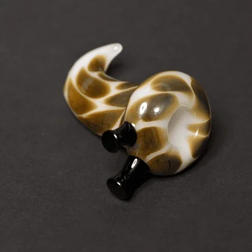 AAA Glass - Animal Claw Chillum Giraffe Horned #1
