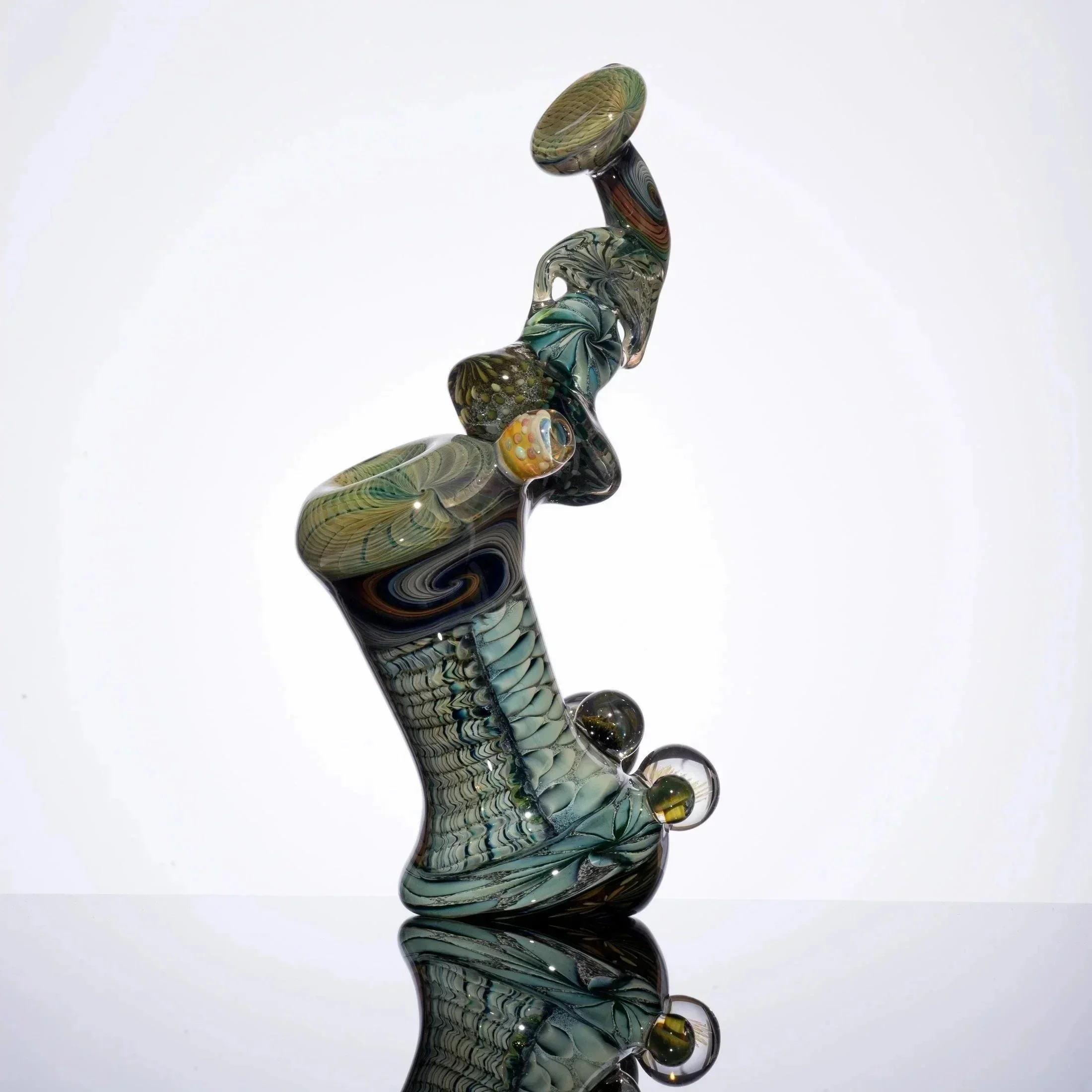 "American Beauty" Crunklestein Bubbler - Image 3