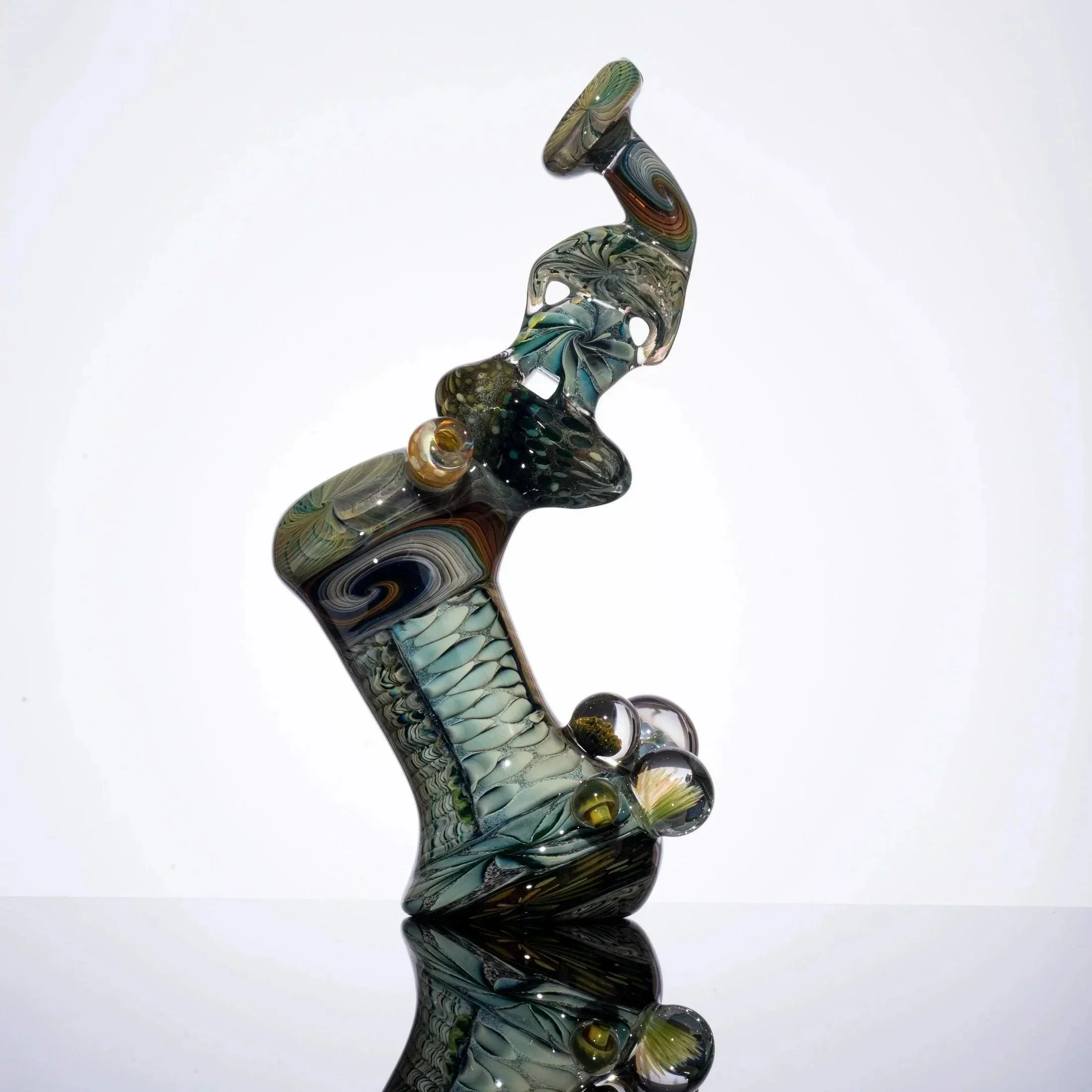 "American Beauty" Crunklestein Bubbler - Image 4