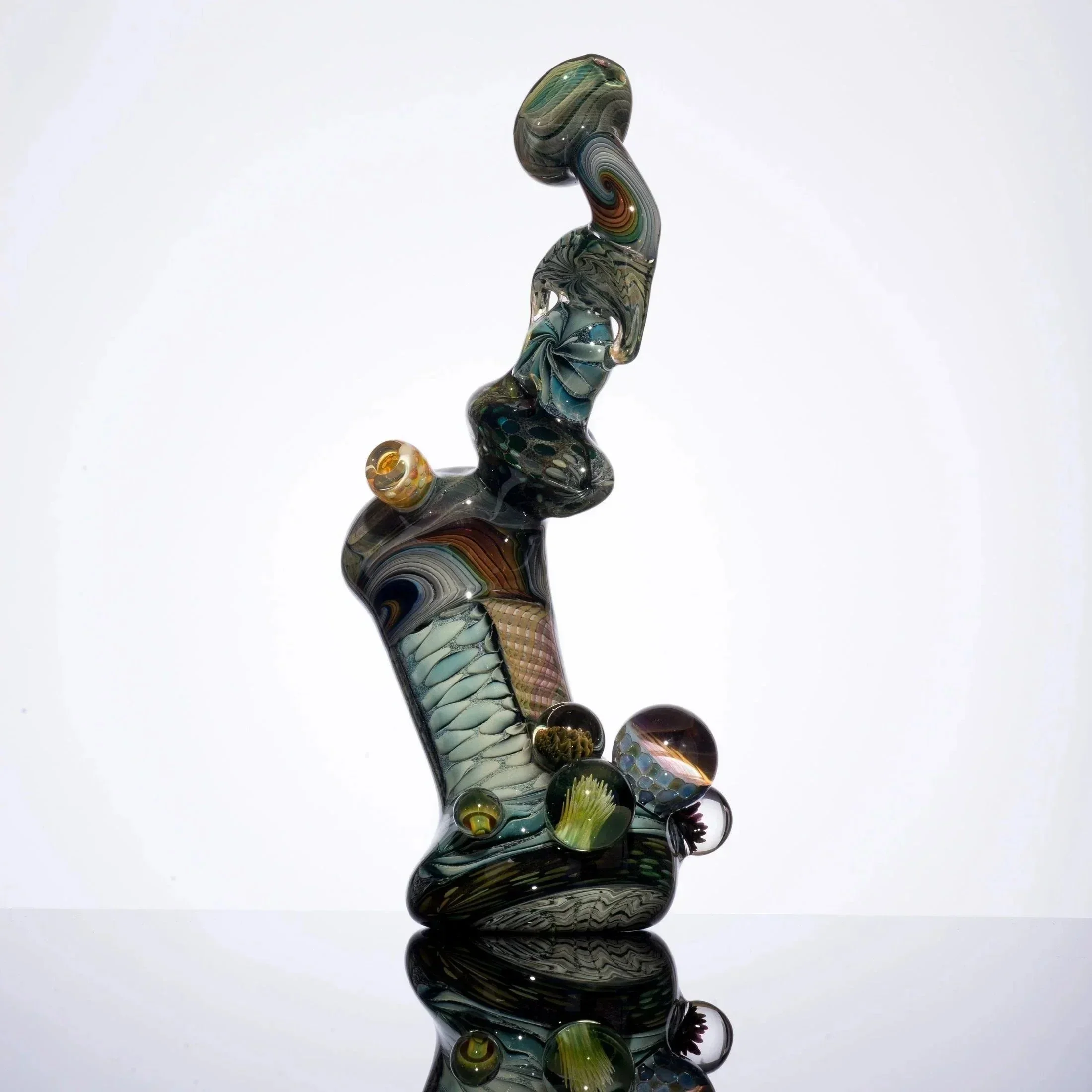 "American Beauty" Crunklestein Bubbler - Image 5