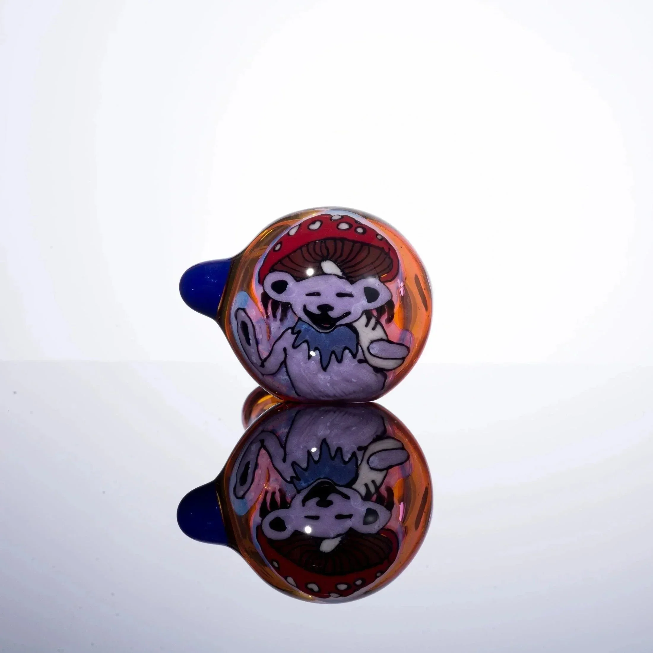 "American Beauty" Chillary Bogart Dancing Shroom Bear Spoon - Image 2