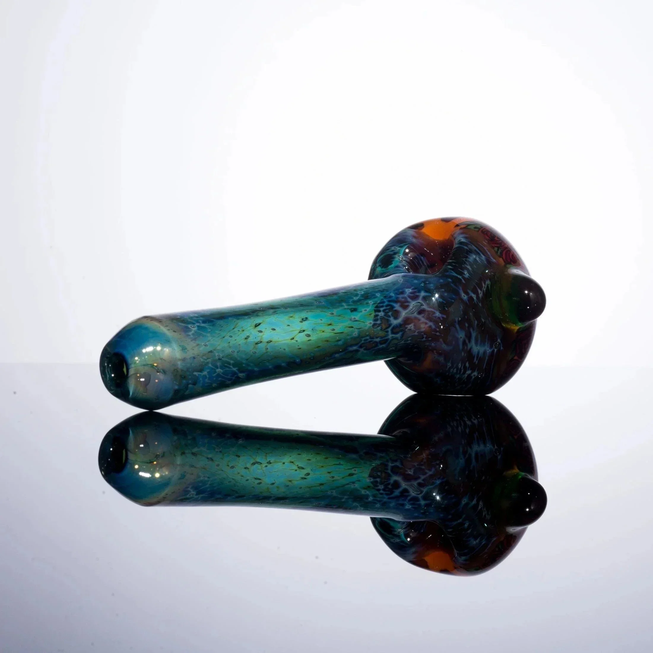 "American Beauty" Chillary Bogart Skull and Roses Spoon - Image 5
