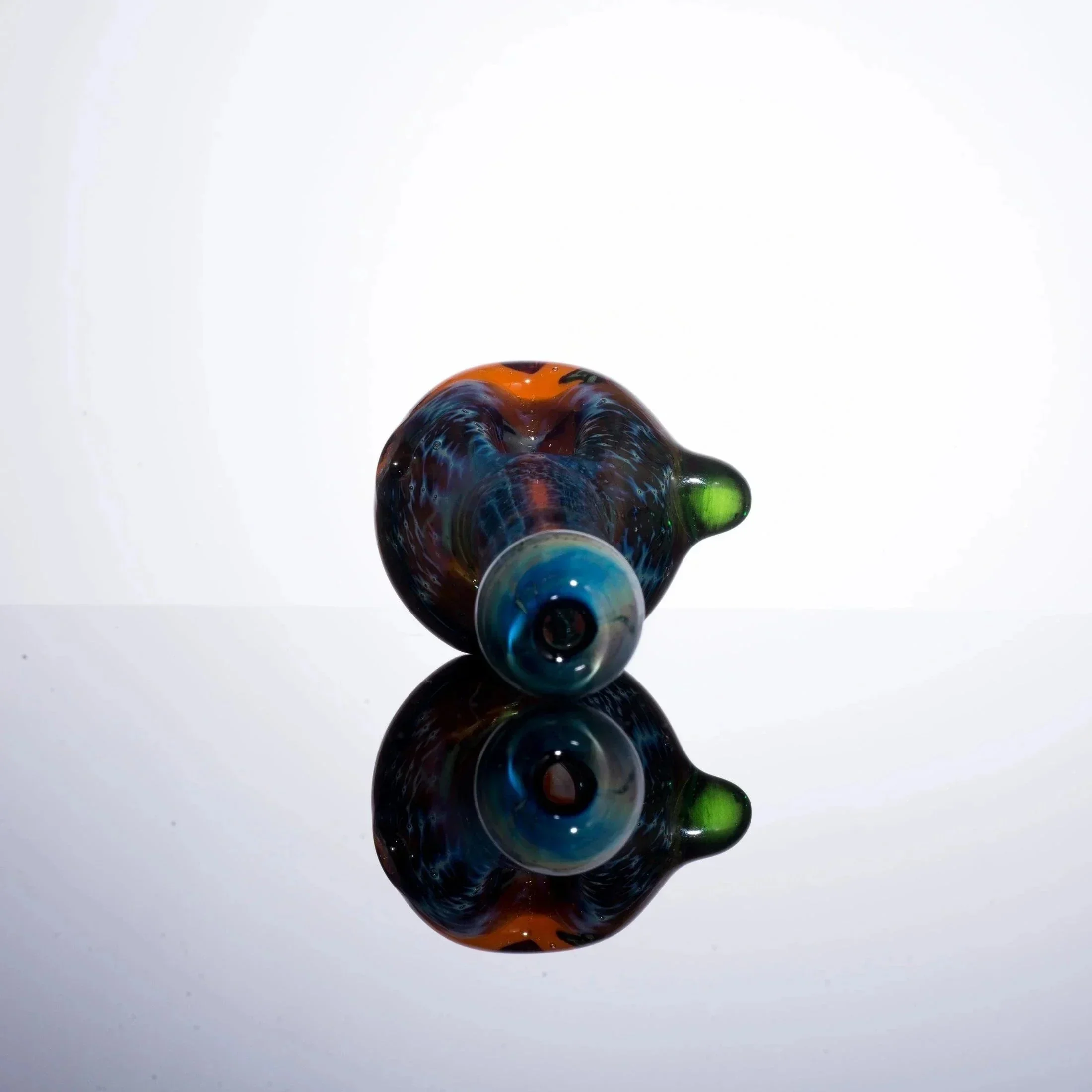 "American Beauty" Chillary Bogart Skull and Roses Spoon - Image 6