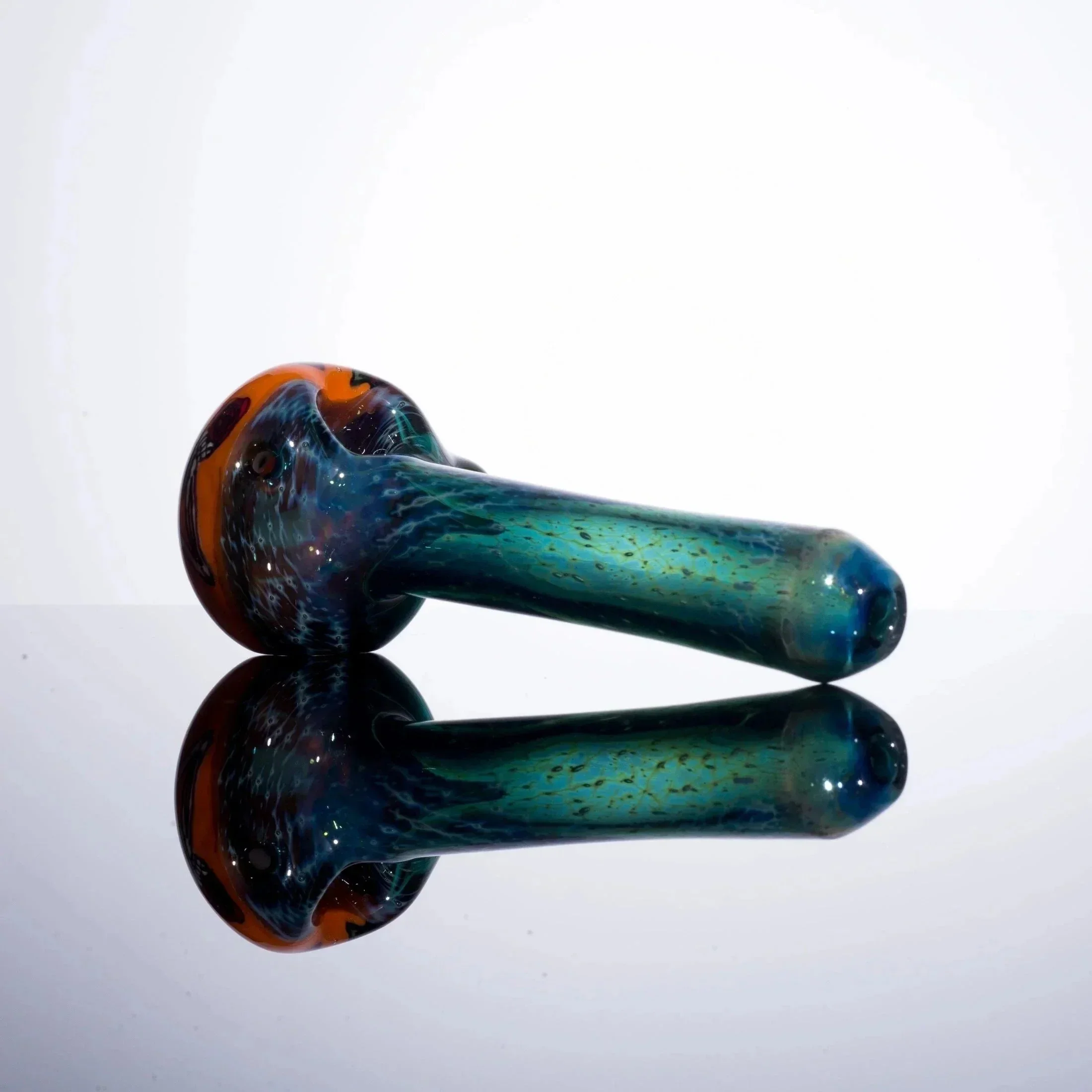"American Beauty" Chillary Bogart Skull and Roses Spoon - Image 7