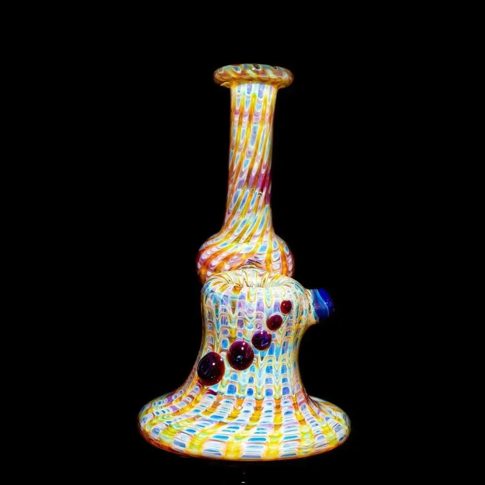 B Money - Amber Purple Wrap & Rake Bubbler - Image 2