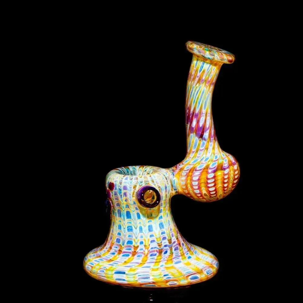 B Money - Amber Purple Wrap & Rake Bubbler - Image 3