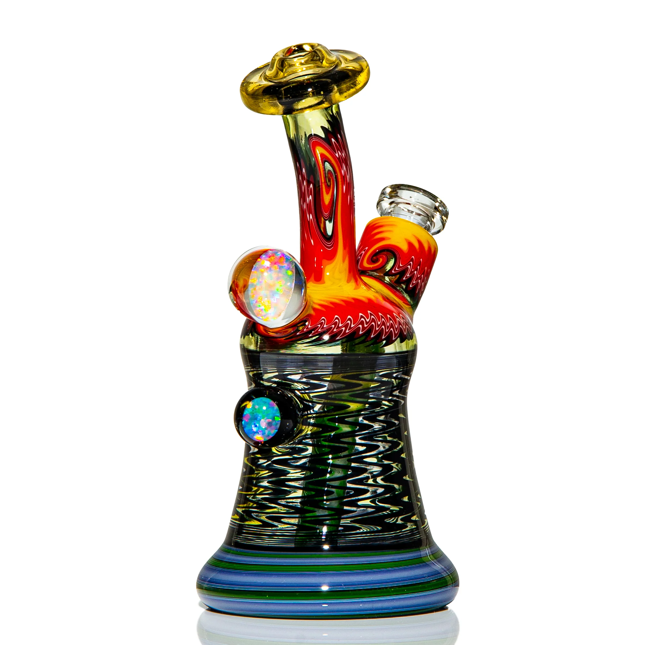 Baker The Glass Maker - Black Opal Fire Mini Tube - Image 2
