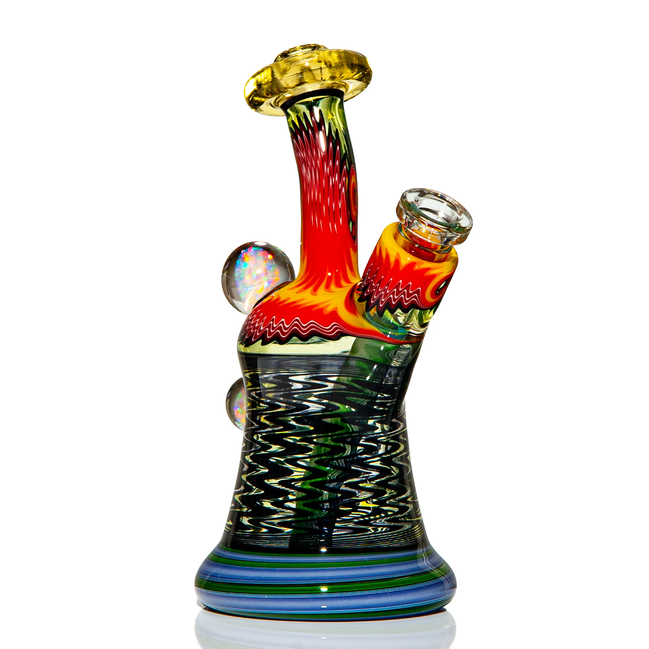 Baker The Glass Maker - Black Opal Fire Mini Tube - Image 4