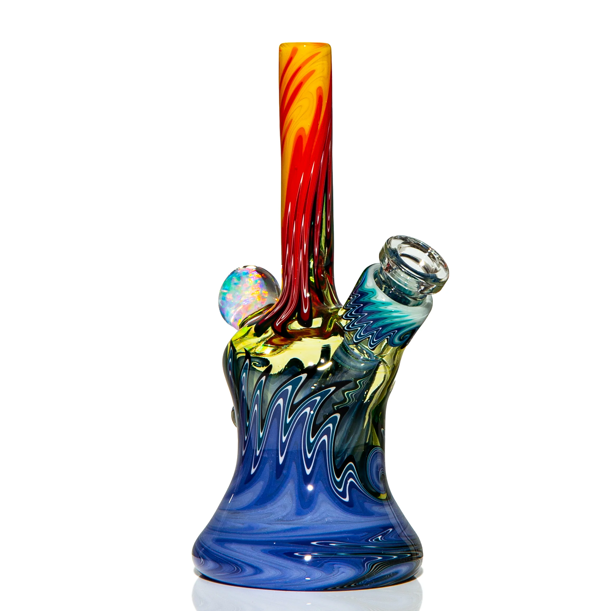 Baker The Glass Maker - Purple Opal Fire Mini Tube - Image 3
