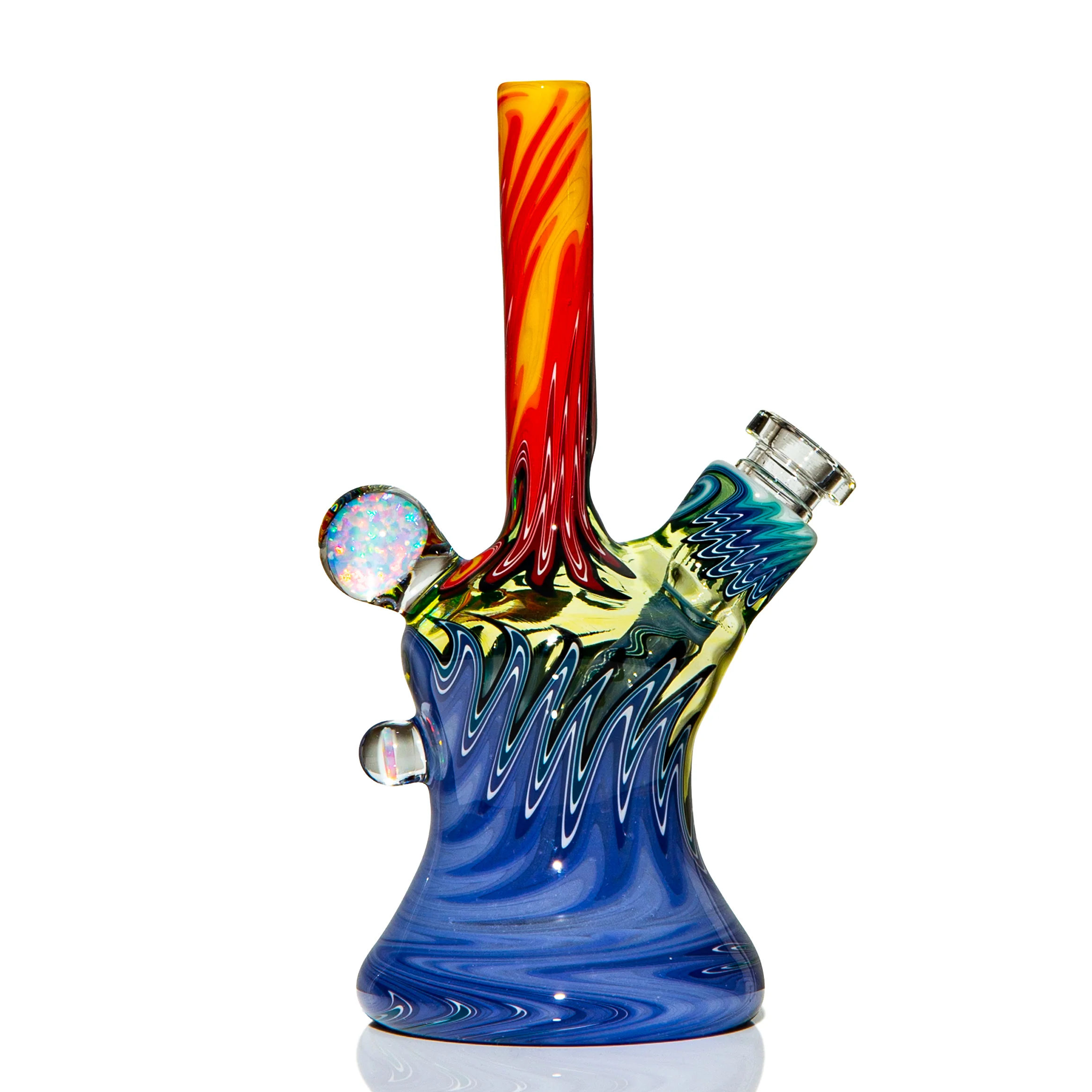 Baker The Glass Maker - Purple Opal Fire Mini Tube - Image 4