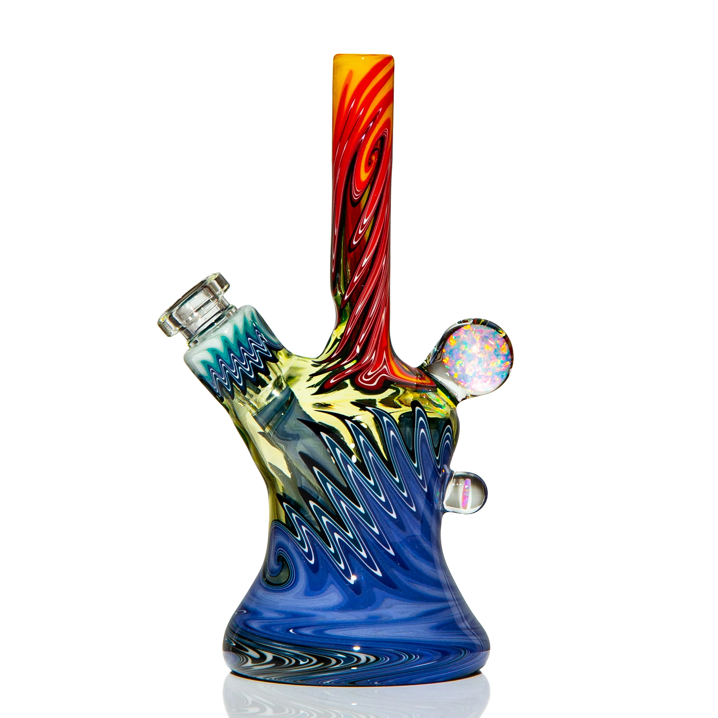 Baker The Glass Maker - Purple Opal Fire Mini Tube - Image 5