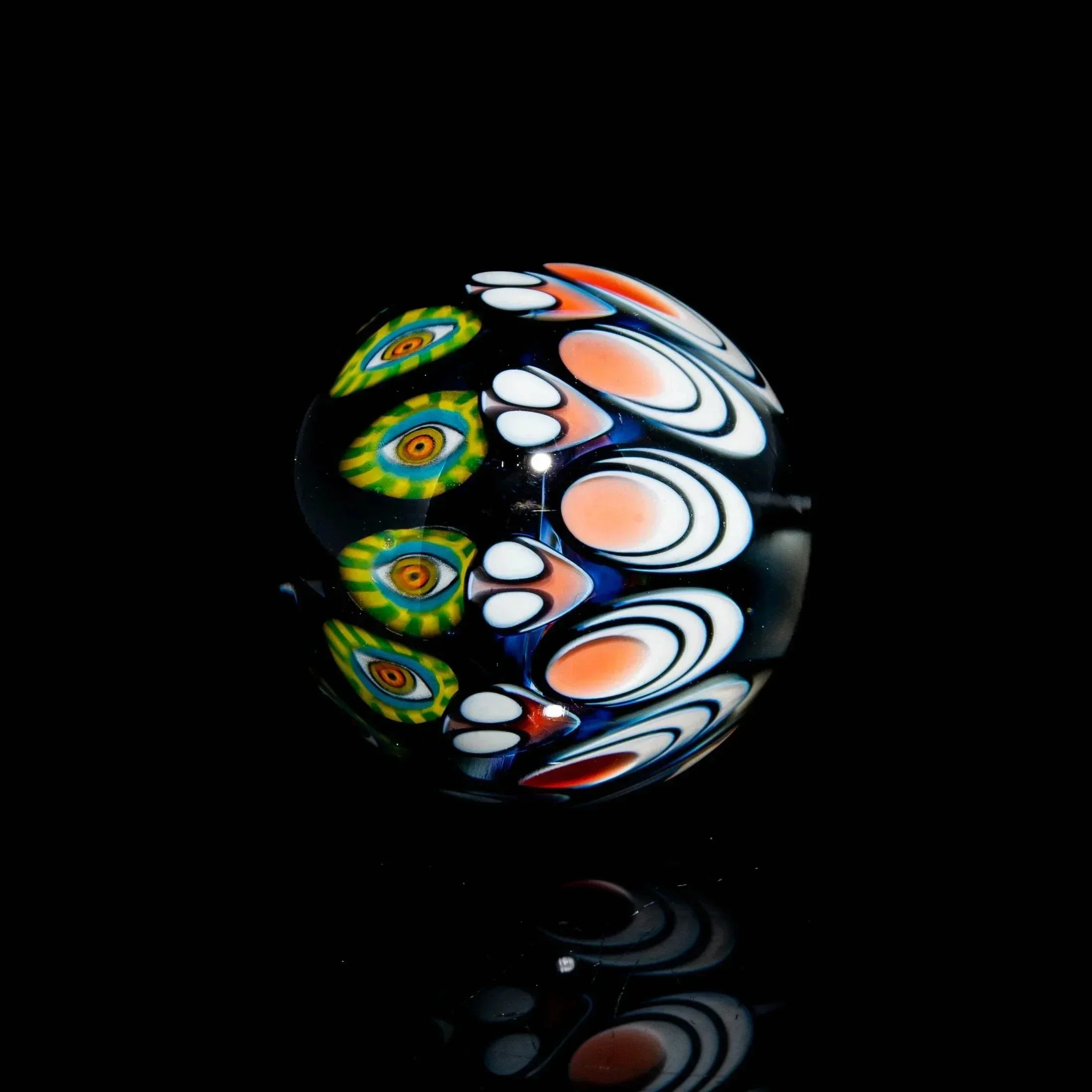 Banjo x Lil Bear - 02' Series: Green Vision Dotstack Star Eye 26MM Marble - Image 3