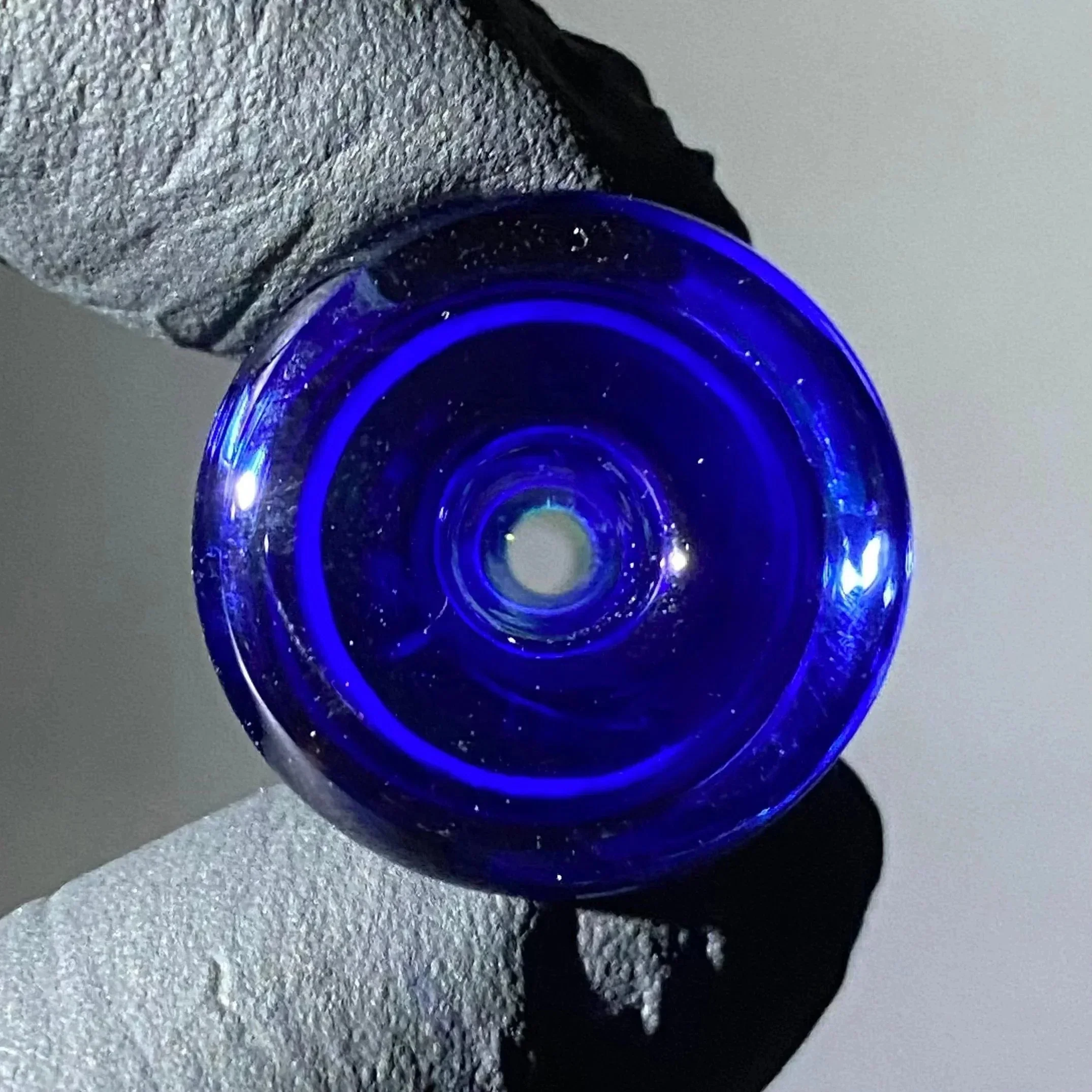 Beak Glass - Blue Dream & Northstar Yellow Bubble Cap - Image 6