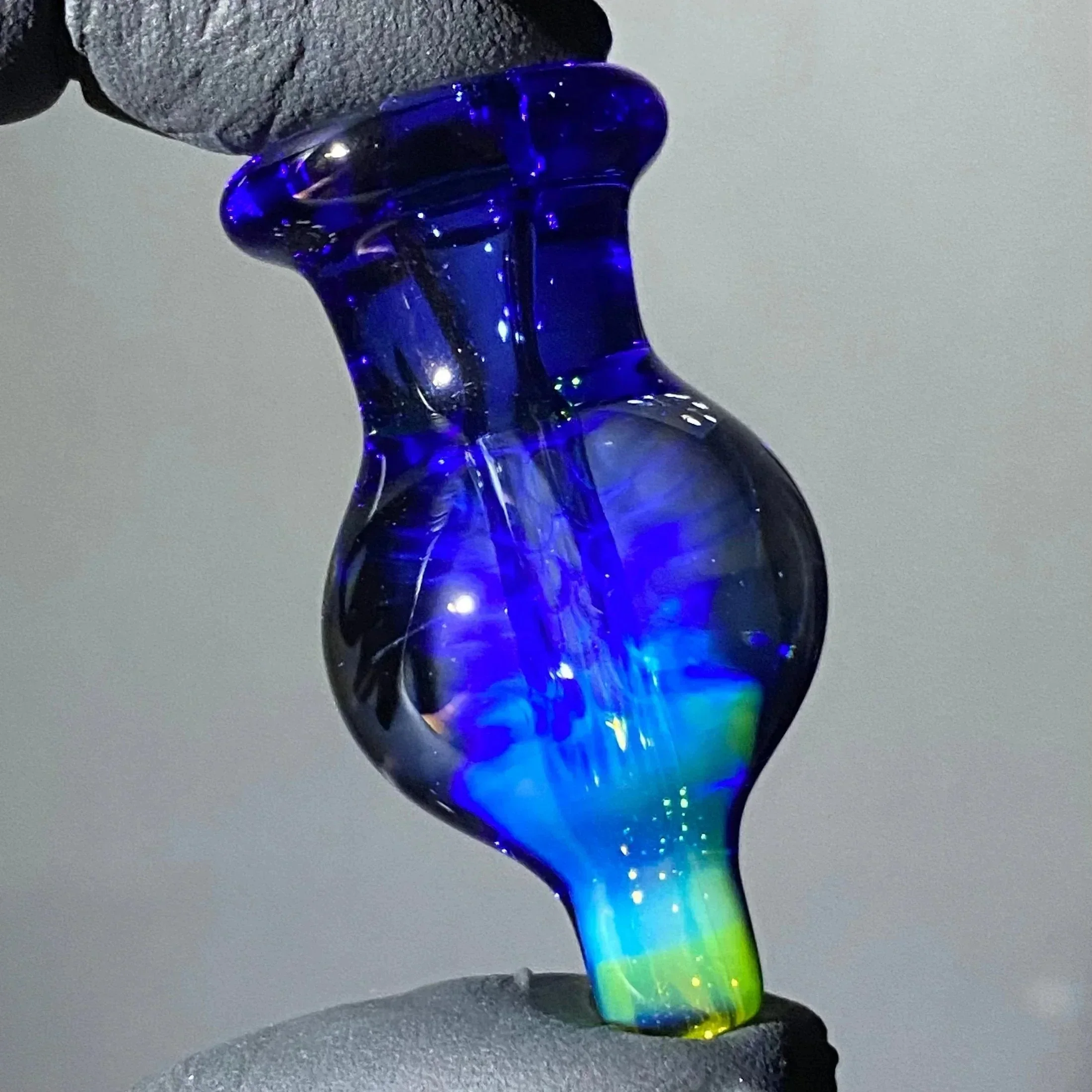 Beak Glass - Blue Dream & Northstar Yellow Bubble Cap - Image 7