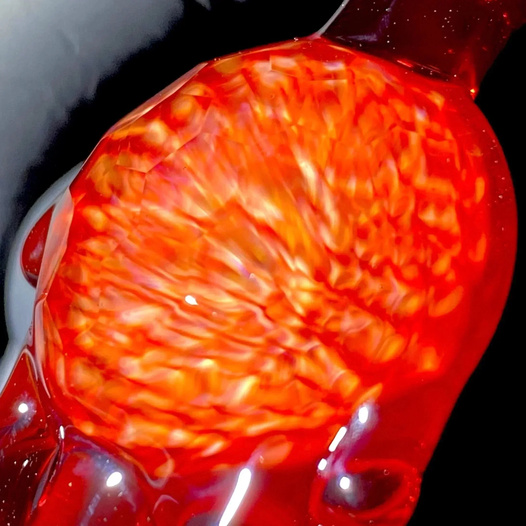 Beak Glass - Pomegranate Honeycomb Pendant - Image 5