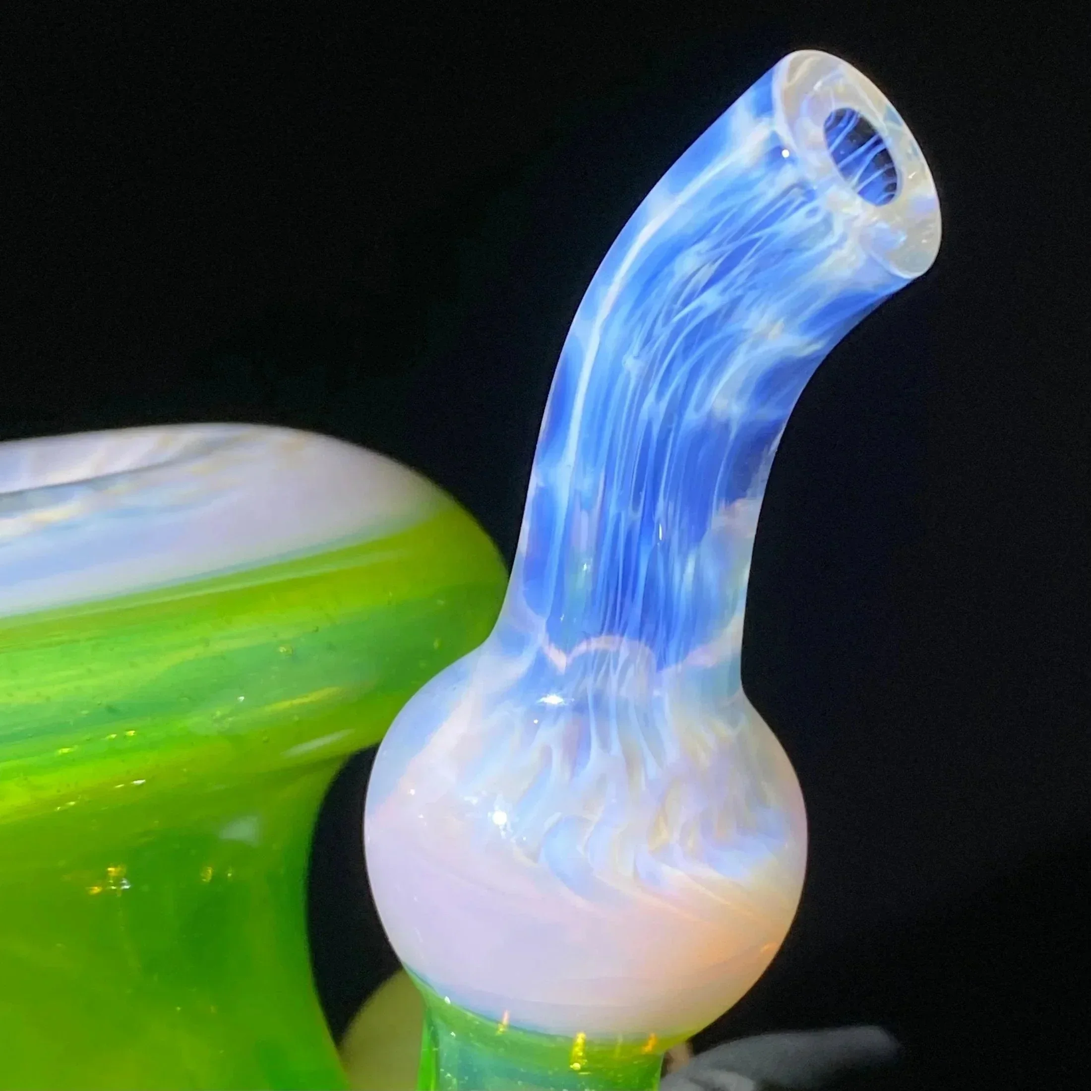 Beak Glass - Slyme & Blossom Faceted Honeycomb Sherlock - Image 16