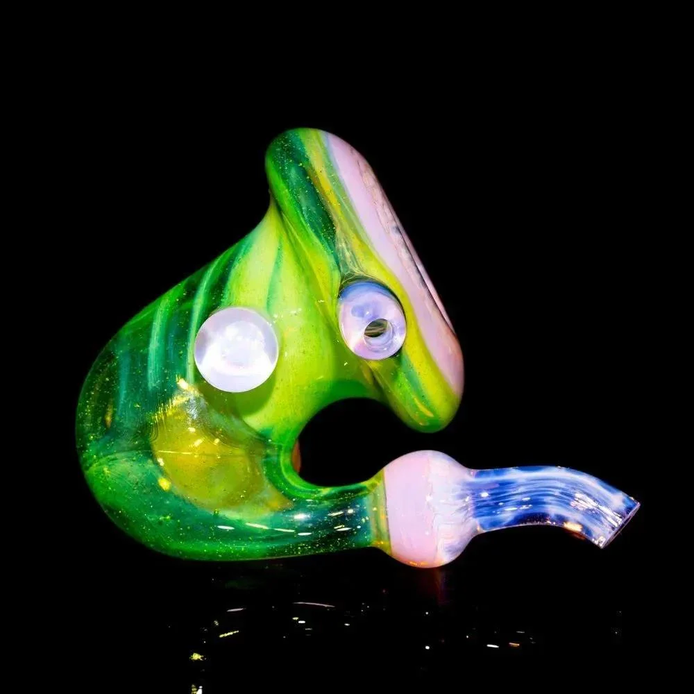 Beak Glass - Slyme & Blossom Faceted Honeycomb Sherlock - Image 3