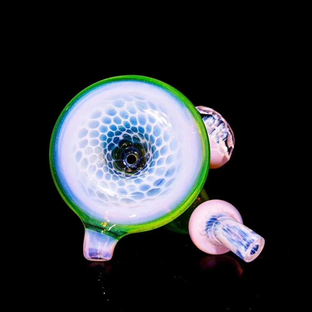 Beak Glass - Slyme & Blossom Faceted Honeycomb Sherlock - Image 4