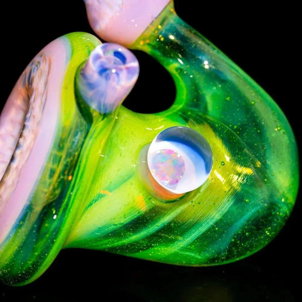 Beak Glass - Slyme & Blossom Faceted Honeycomb Sherlock - Image 6