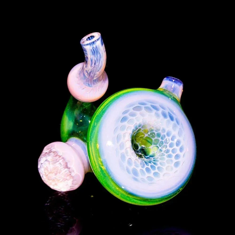 Beak Glass - Slyme & Blossom Faceted Honeycomb Sherlock - Image 7