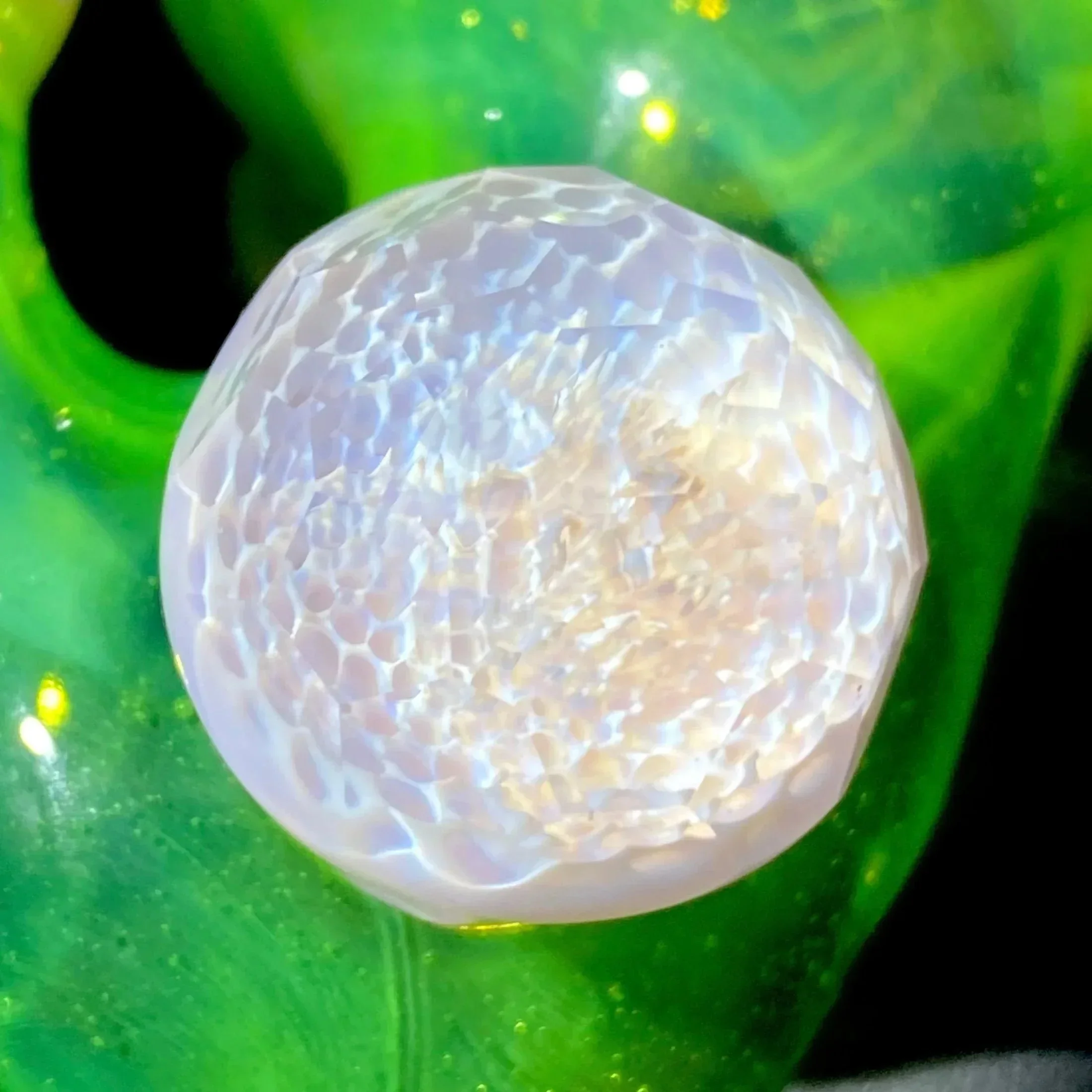 Beak Glass - Slyme & Blossom Faceted Honeycomb Sherlock - Image 9