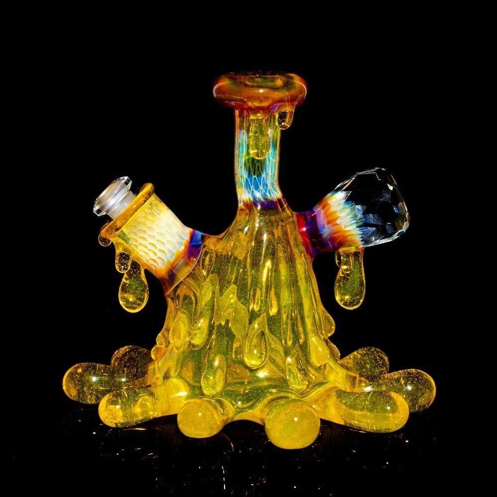 Beak Glass - Terps Splat Flask w/ Matching Cap - Image 3