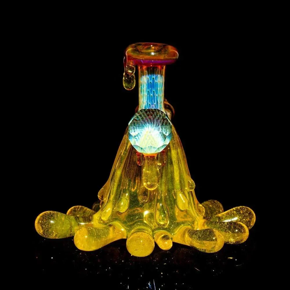 Beak Glass - Terps Splat Flask w/ Matching Cap - Image 4