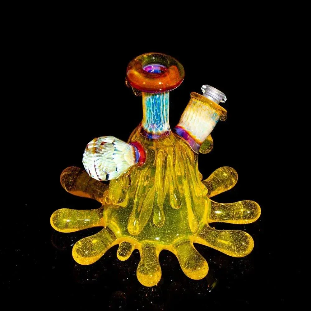 Beak Glass - Terps Splat Flask w/ Matching Cap - Image 8