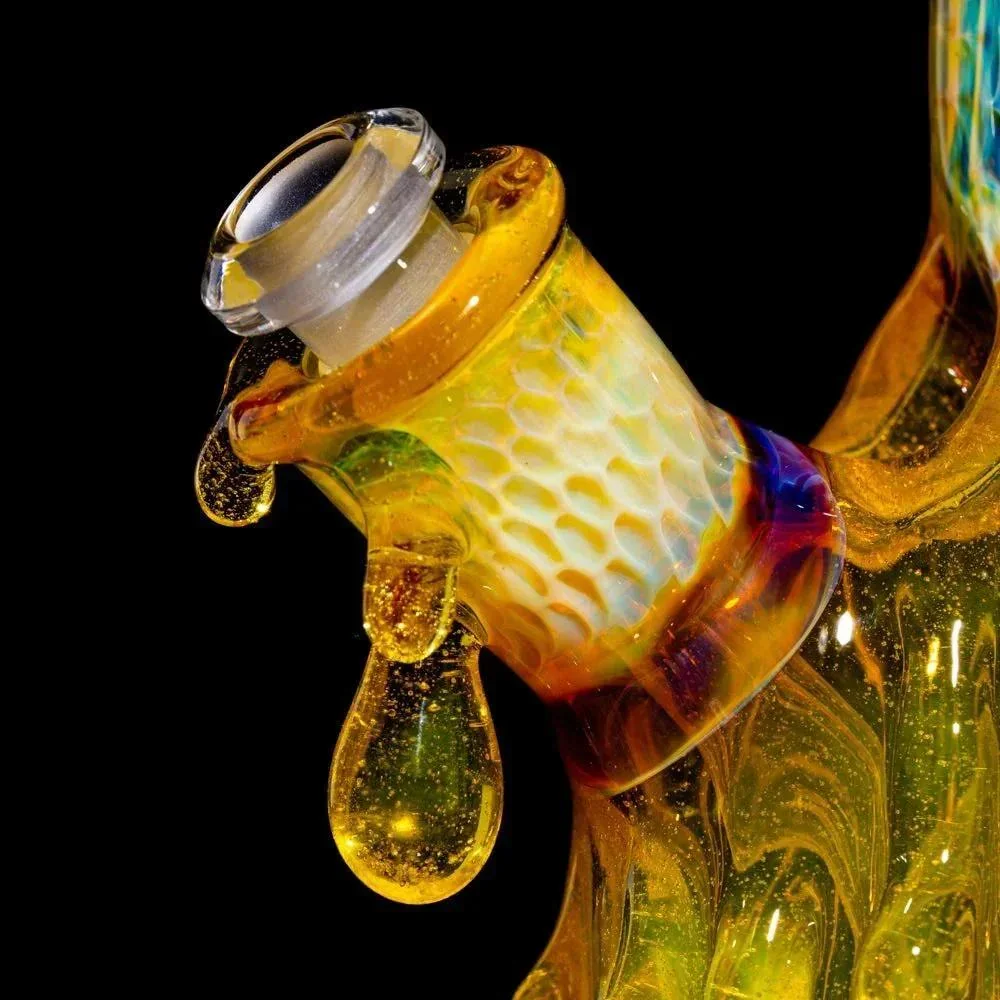 Beak Glass - Terps Splat Flask w/ Matching Cap - Image 9