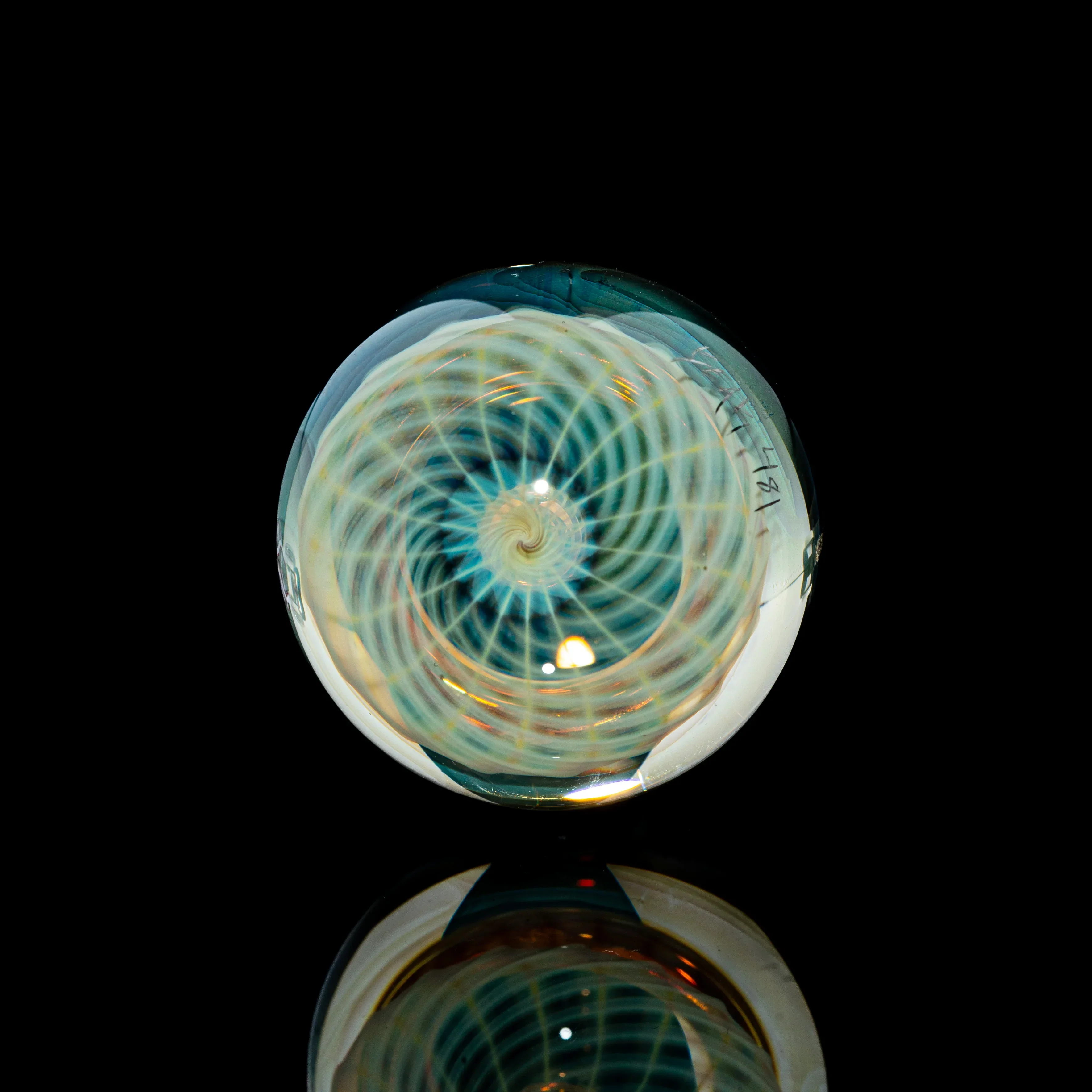 Beak Glass - Linework Toroidal Top Marble 1 - Image 2