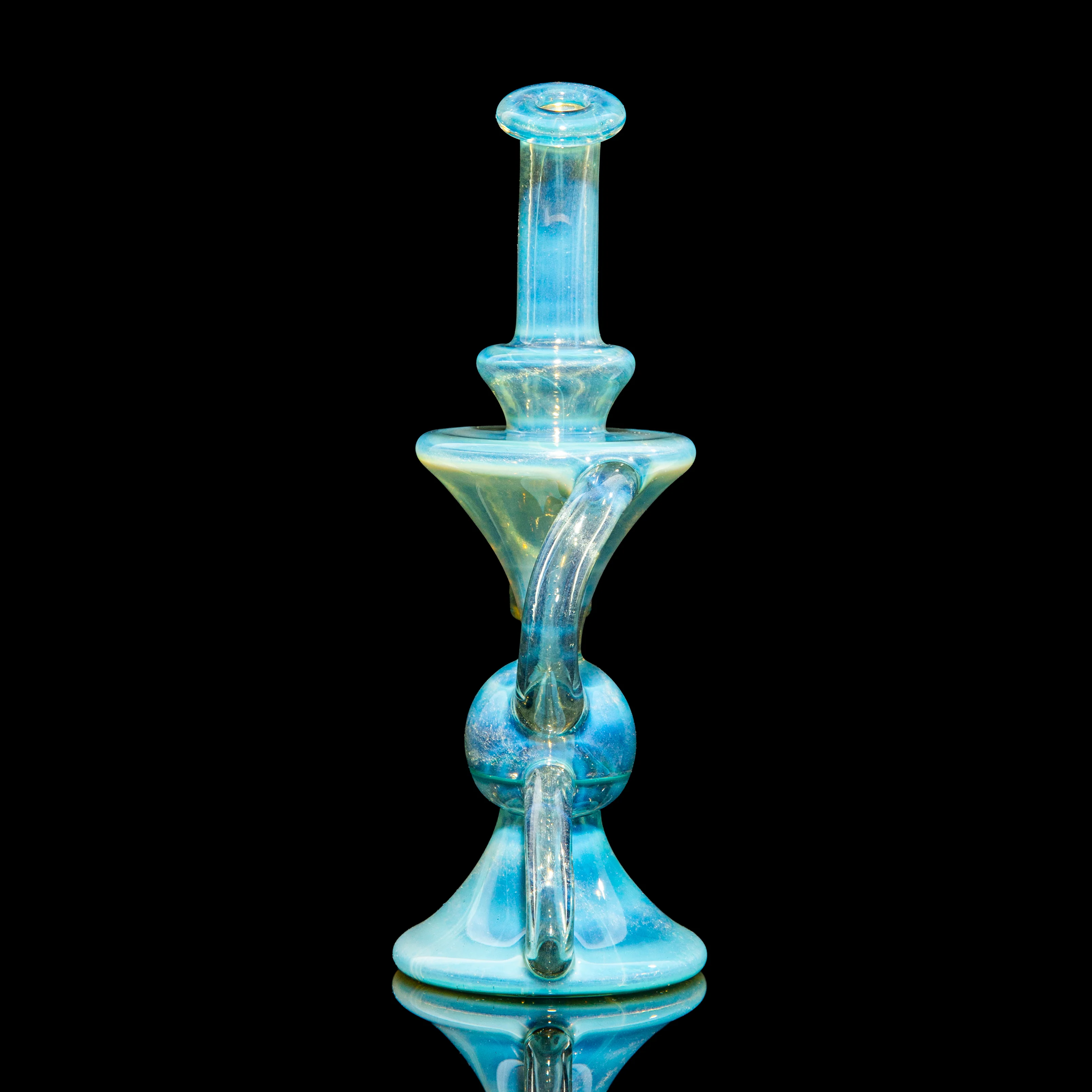 Blob Glass - Cryan Opal Over White Satin Klein Recycler - Image 4