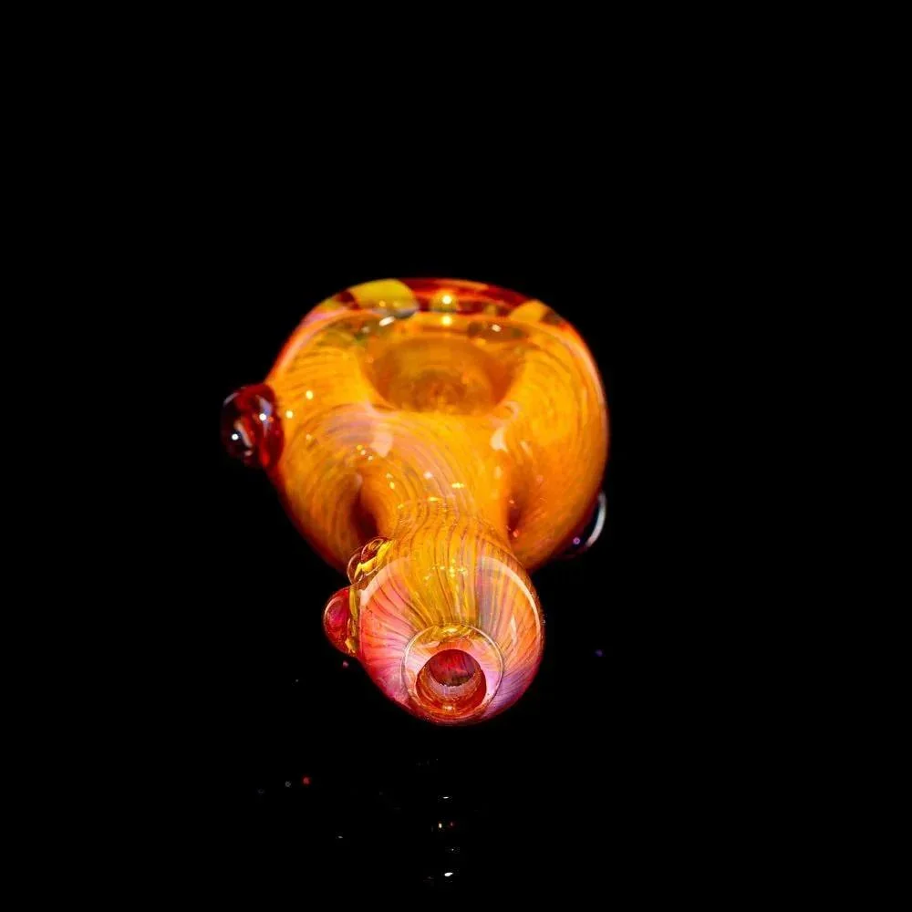 C4 Glass - Gold Fume Spoon - Image 5