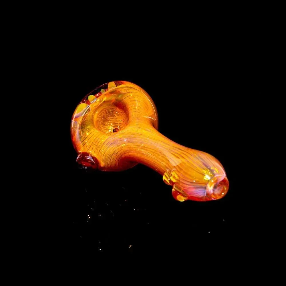 C4 Glass - Gold Fume Spoon - Image 6