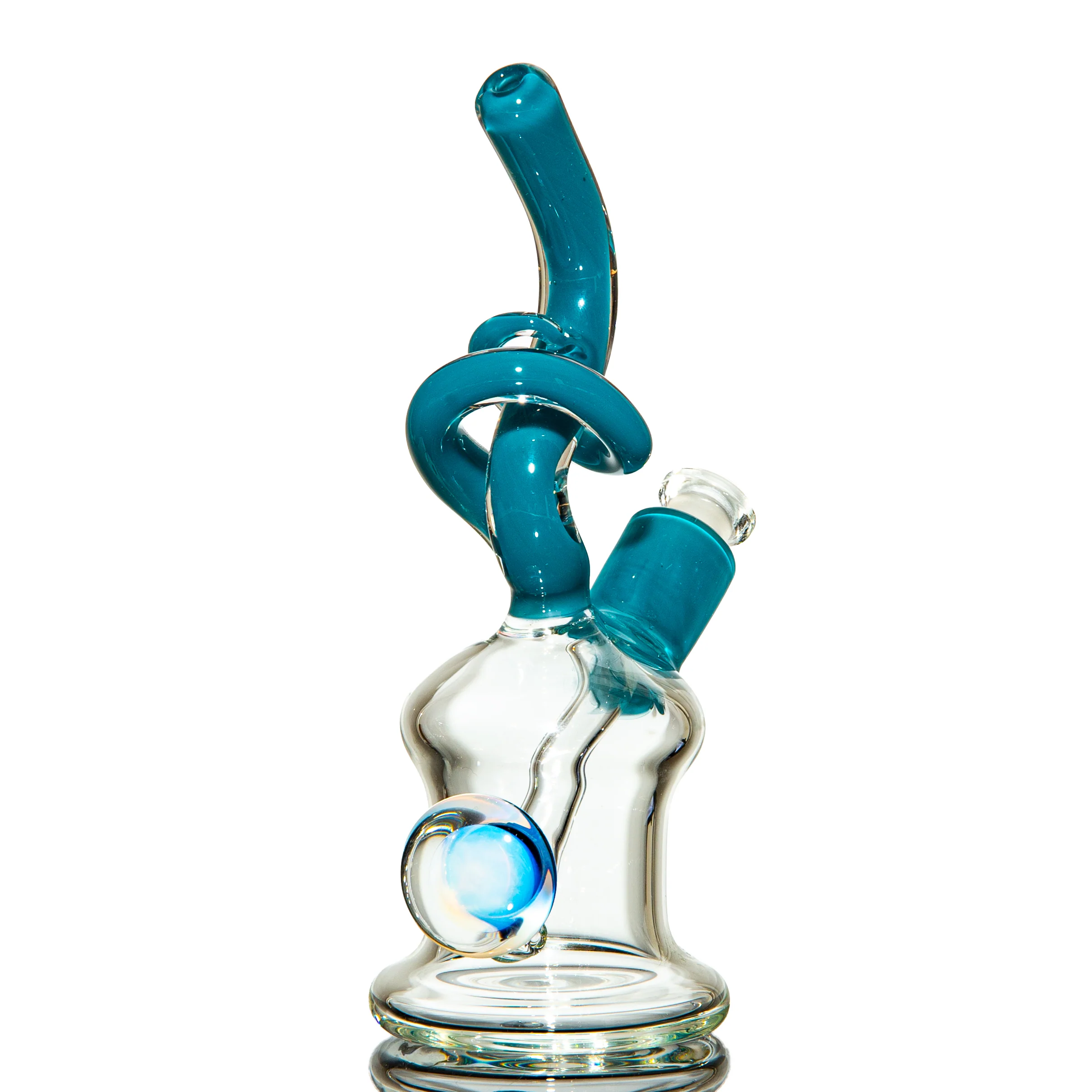 Cambria Glass - Aqua Abstract Jammer - Image 2