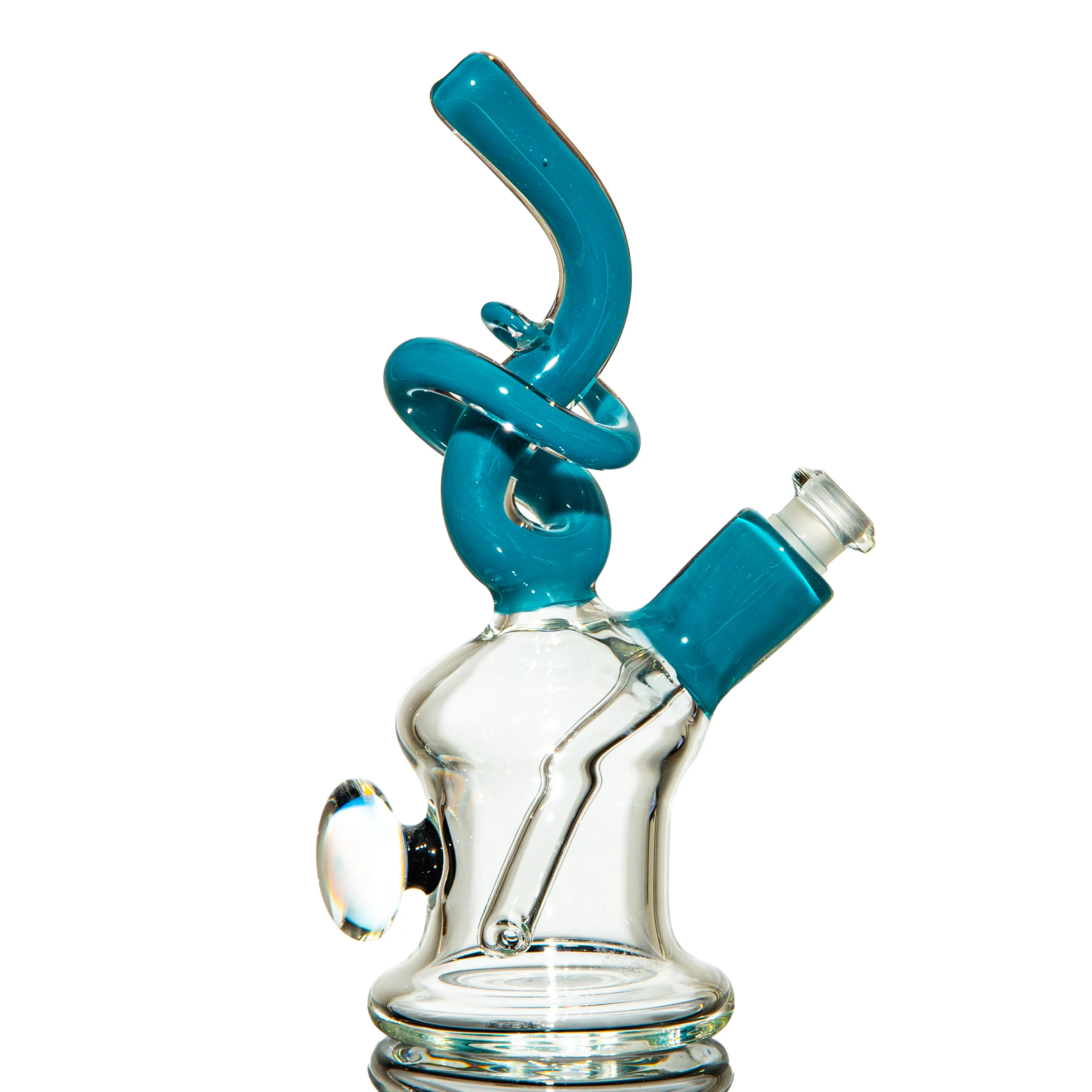 Cambria Glass - Aqua Abstract Jammer - Image 4