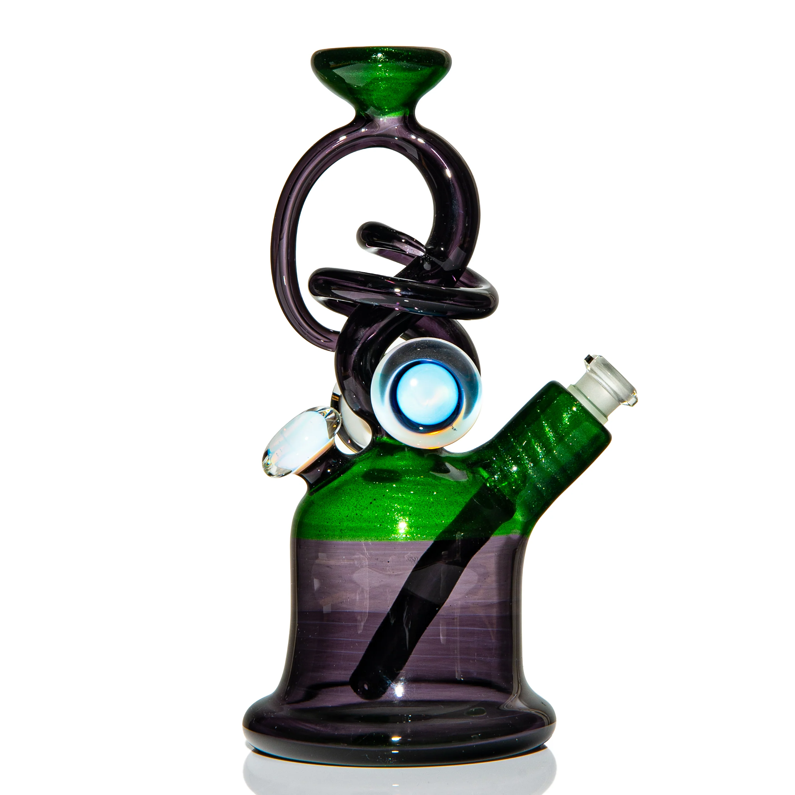 Cambria Glass - Green Stardust Abstract Jammer - Image 3
