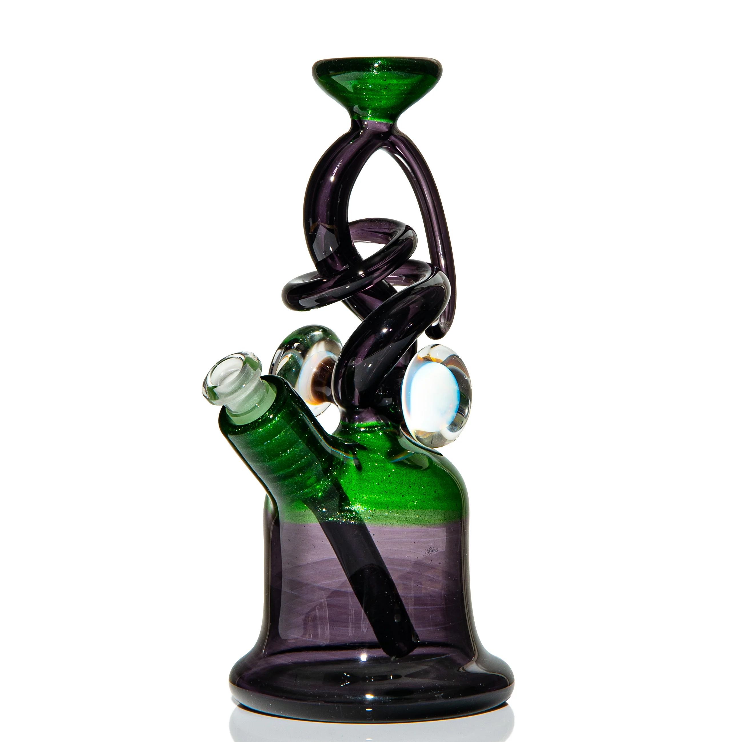 Cambria Glass - Green Stardust Abstract Jammer - Image 5