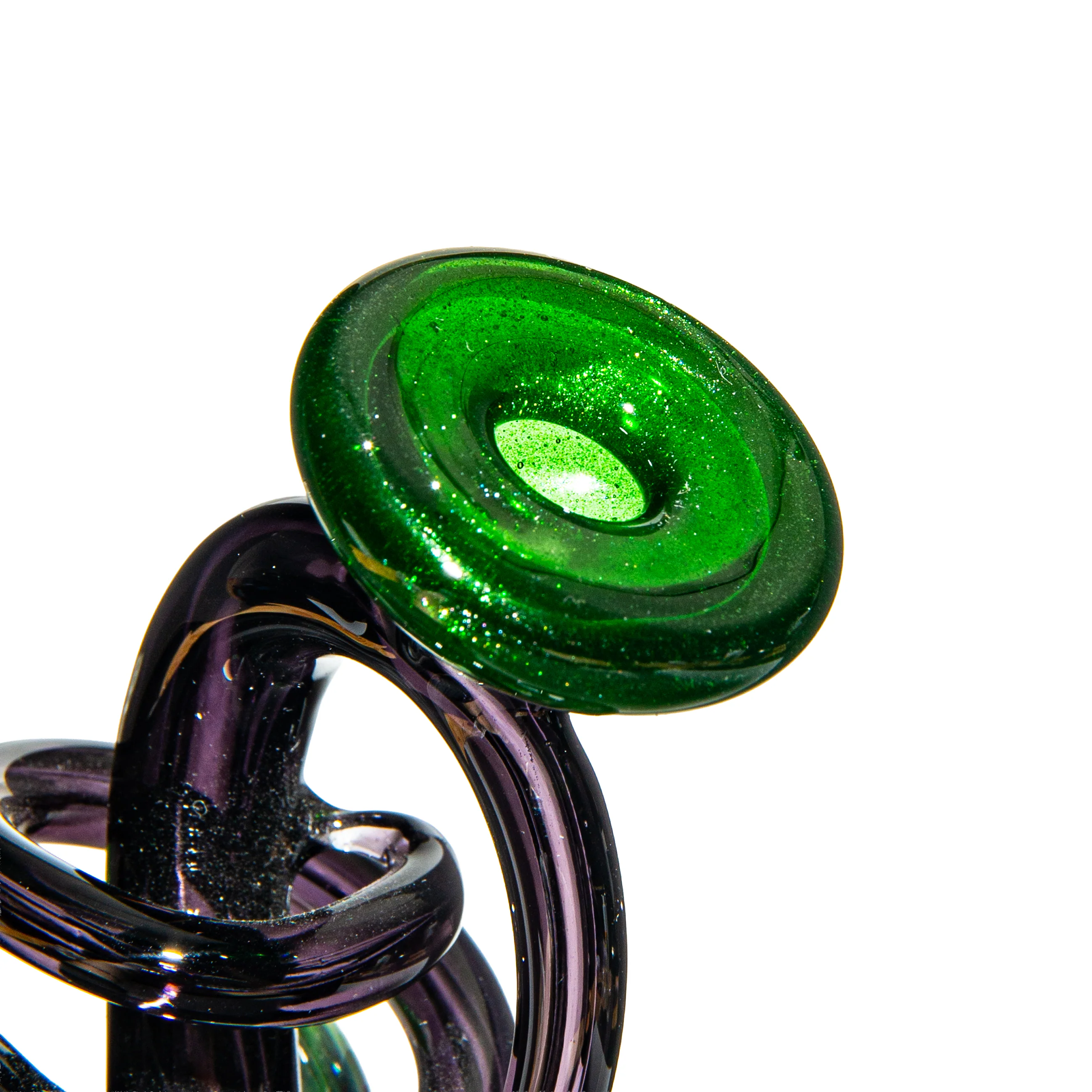 Cambria Glass - Green Stardust Abstract Jammer - Image 8