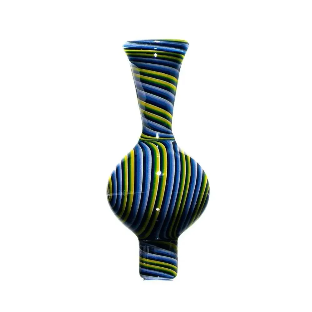 Cameron Burns - Blue & Green Linework Bubble Cap - Image 3