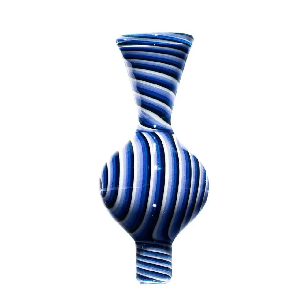 Cameron Burns - Blue & White Linework Bubble Cap - Image 3