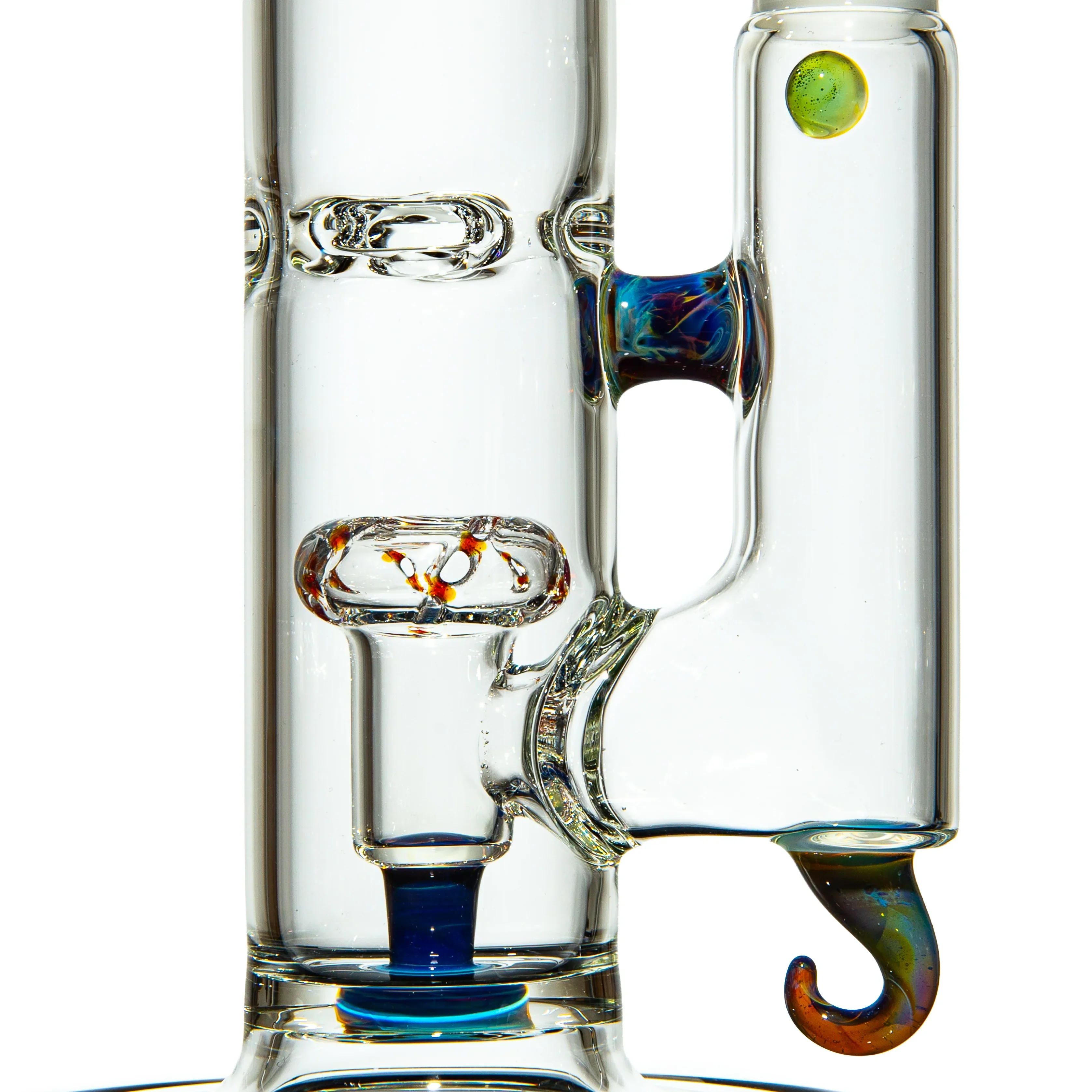 Captain Hook Glass - Blue Amber Purple Compass - Image 2