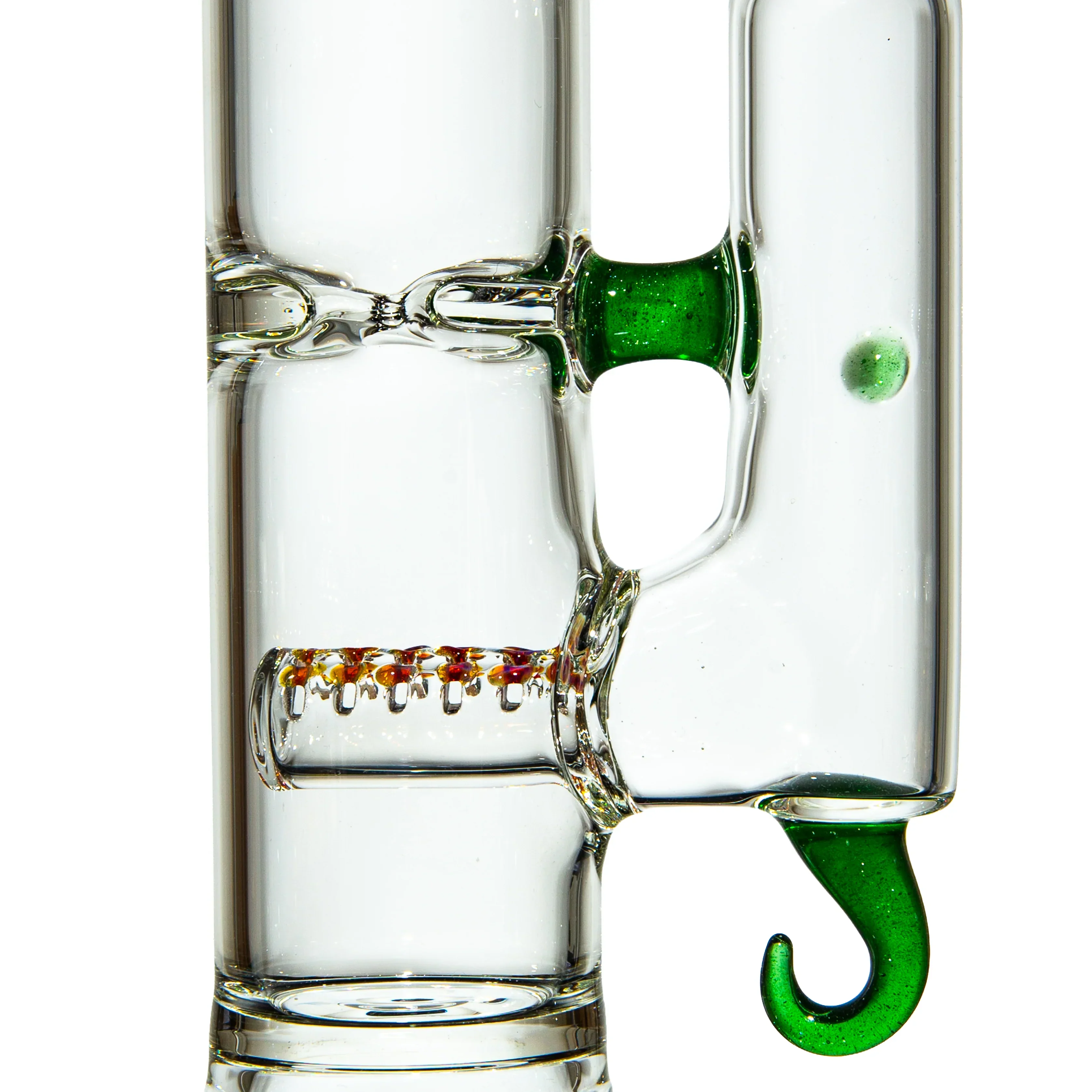 Captain Hook Glass - Green Stardust Two Hole Net - Image 2