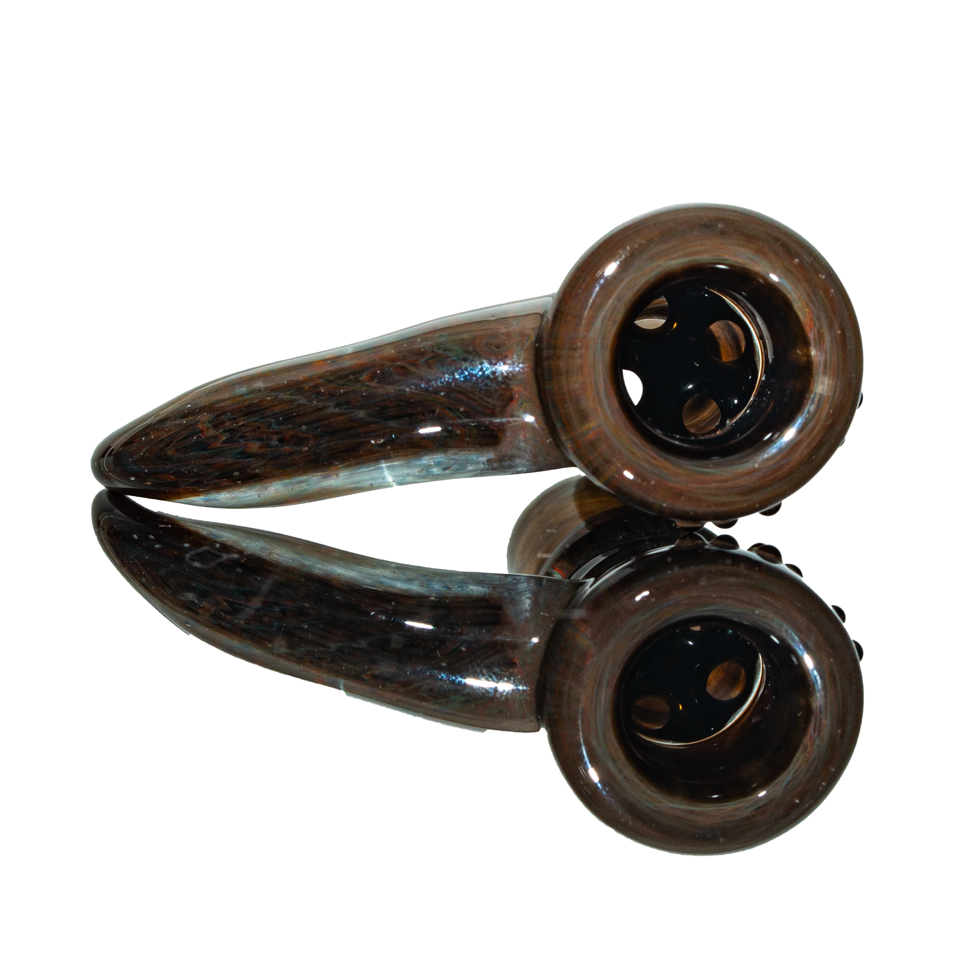 Charisma Glass - 80K Fully Worked 18mm Four Hole Slide - Image 2