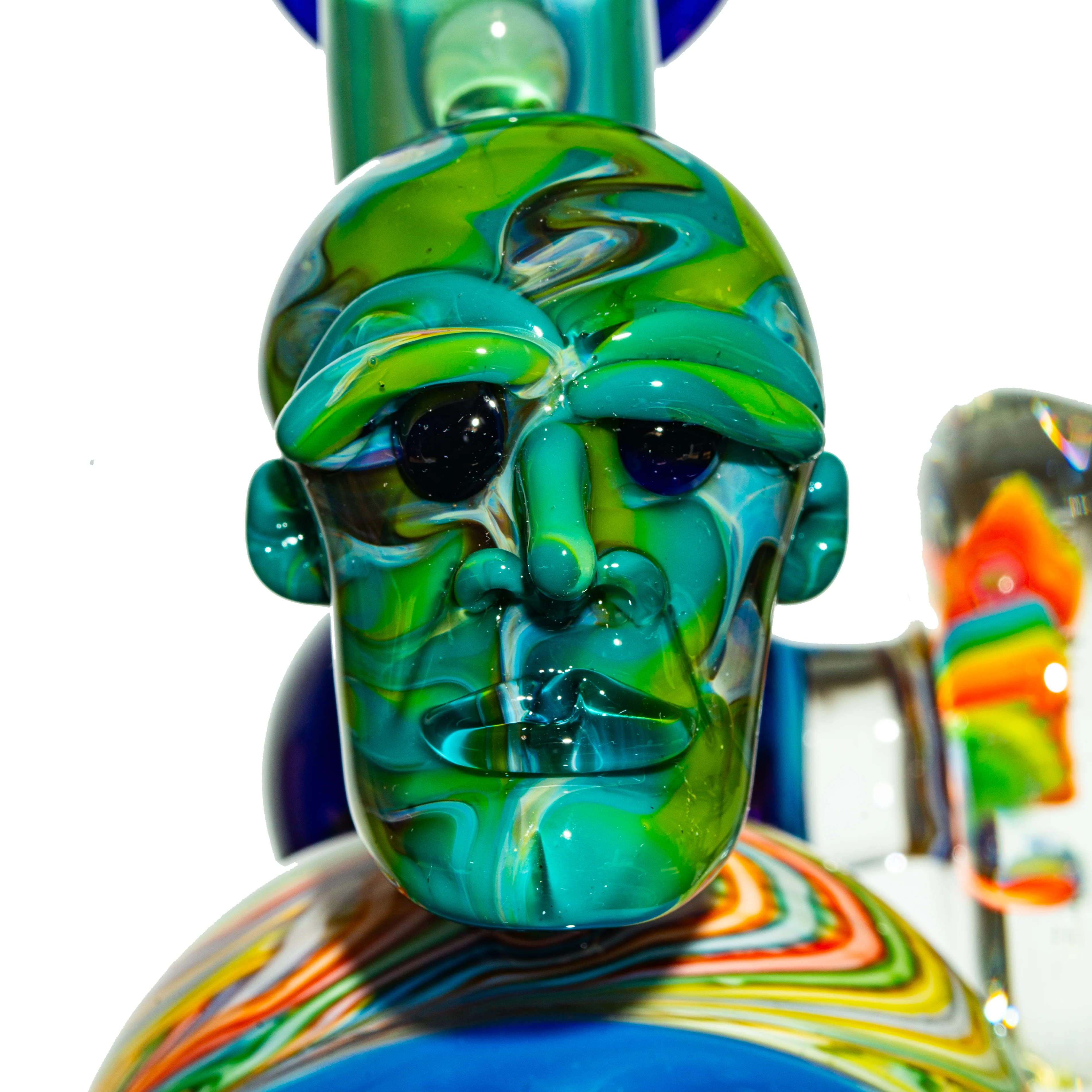 Charisma Glass - Colbalt Horned Rig & Quartz Stand - Image 4