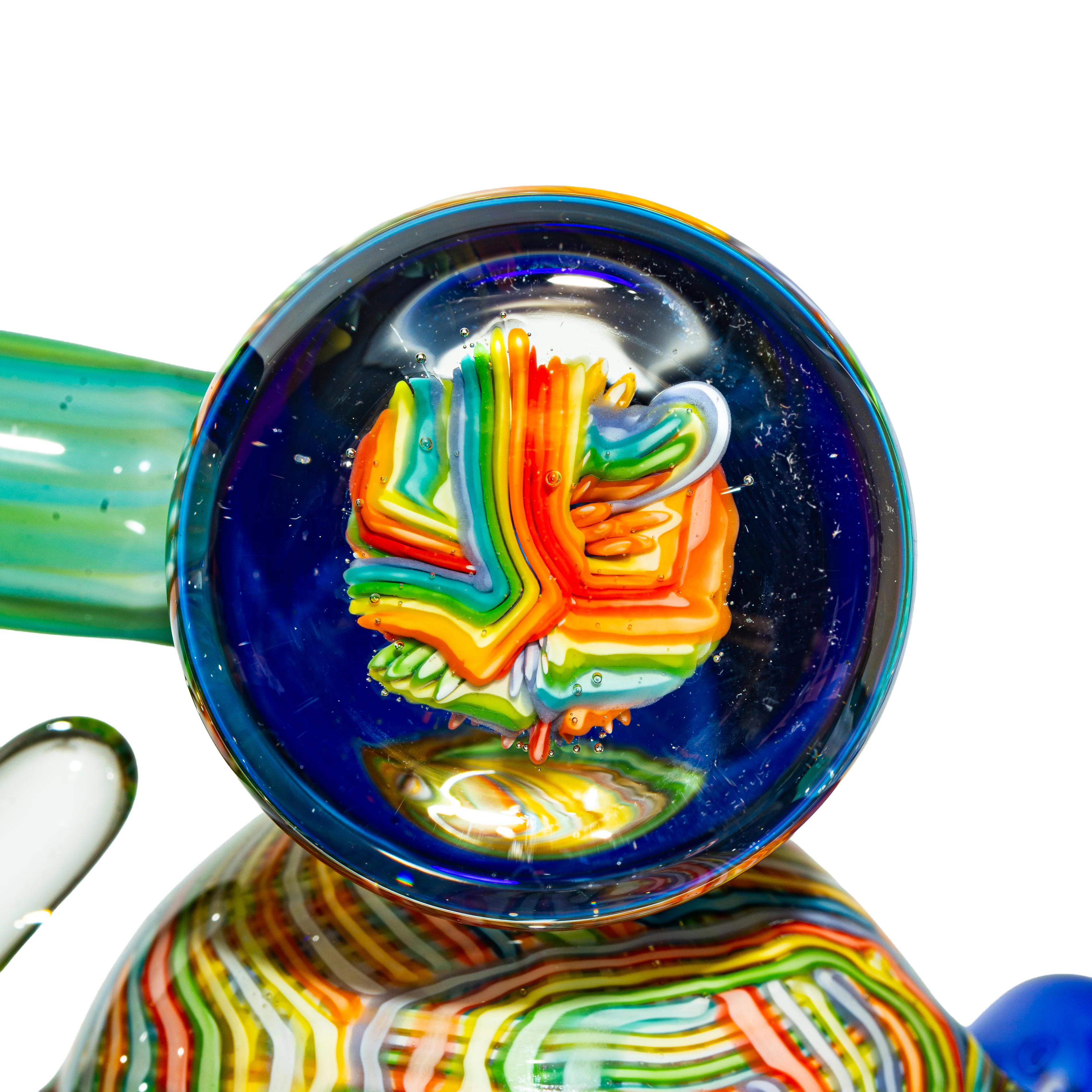 Charisma Glass - Colbalt Horned Rig & Quartz Stand - Image 5