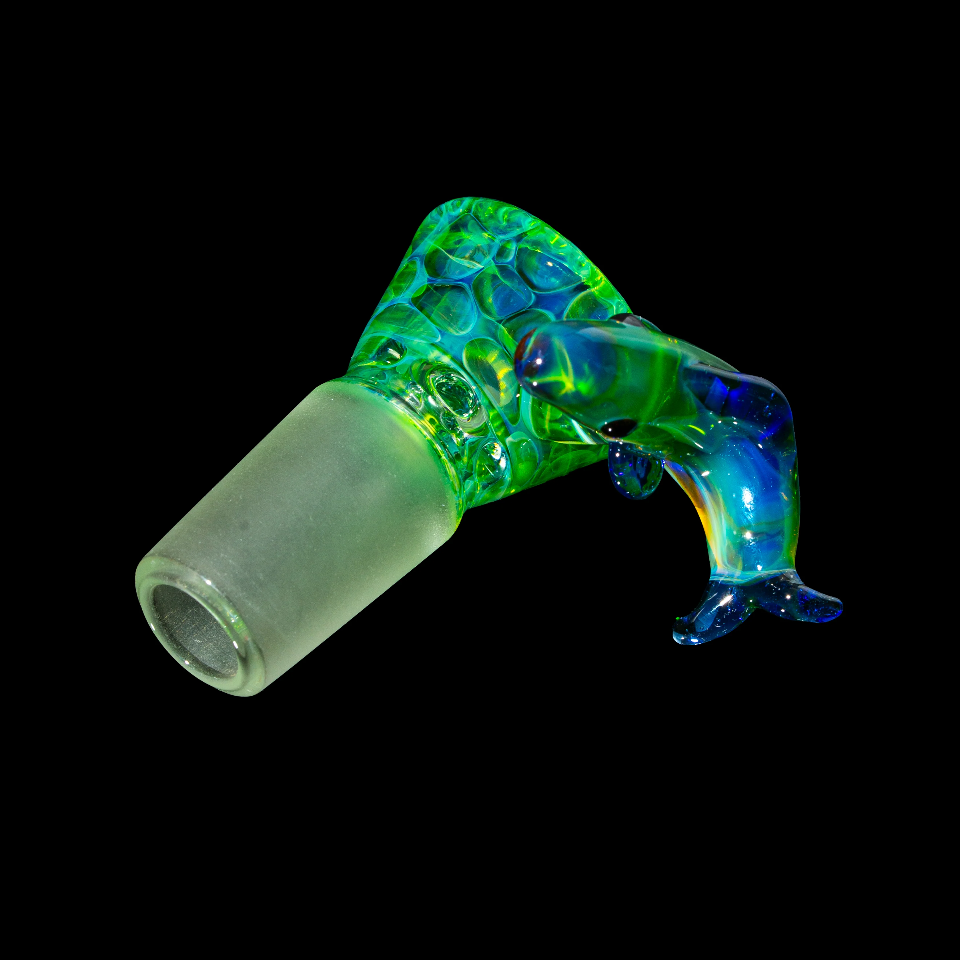 Charisma Glass x Crustecean Glass - Trout 18mm Four Hole Slide - Image 3
