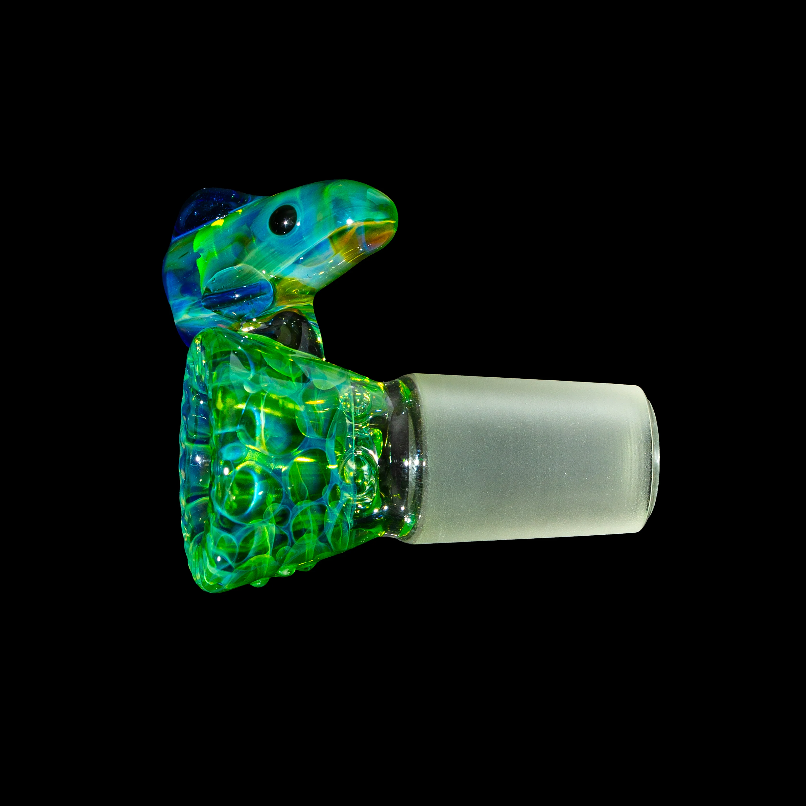 Charisma Glass x Crustecean Glass - Trout 18mm Four Hole Slide - Image 4