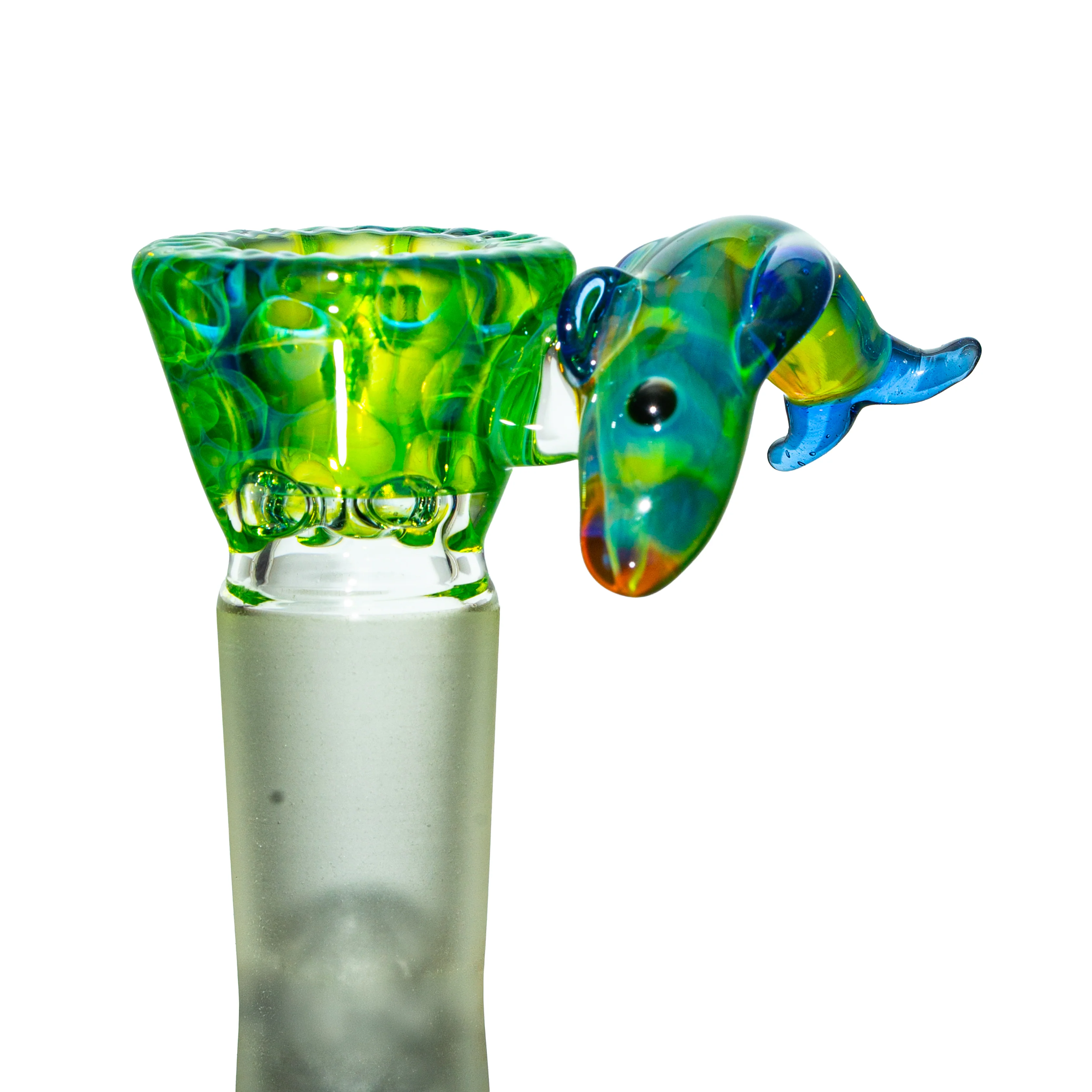 Charisma Glass x Crustecean Glass - Trout 18mm Four Hole Slide - Image 5