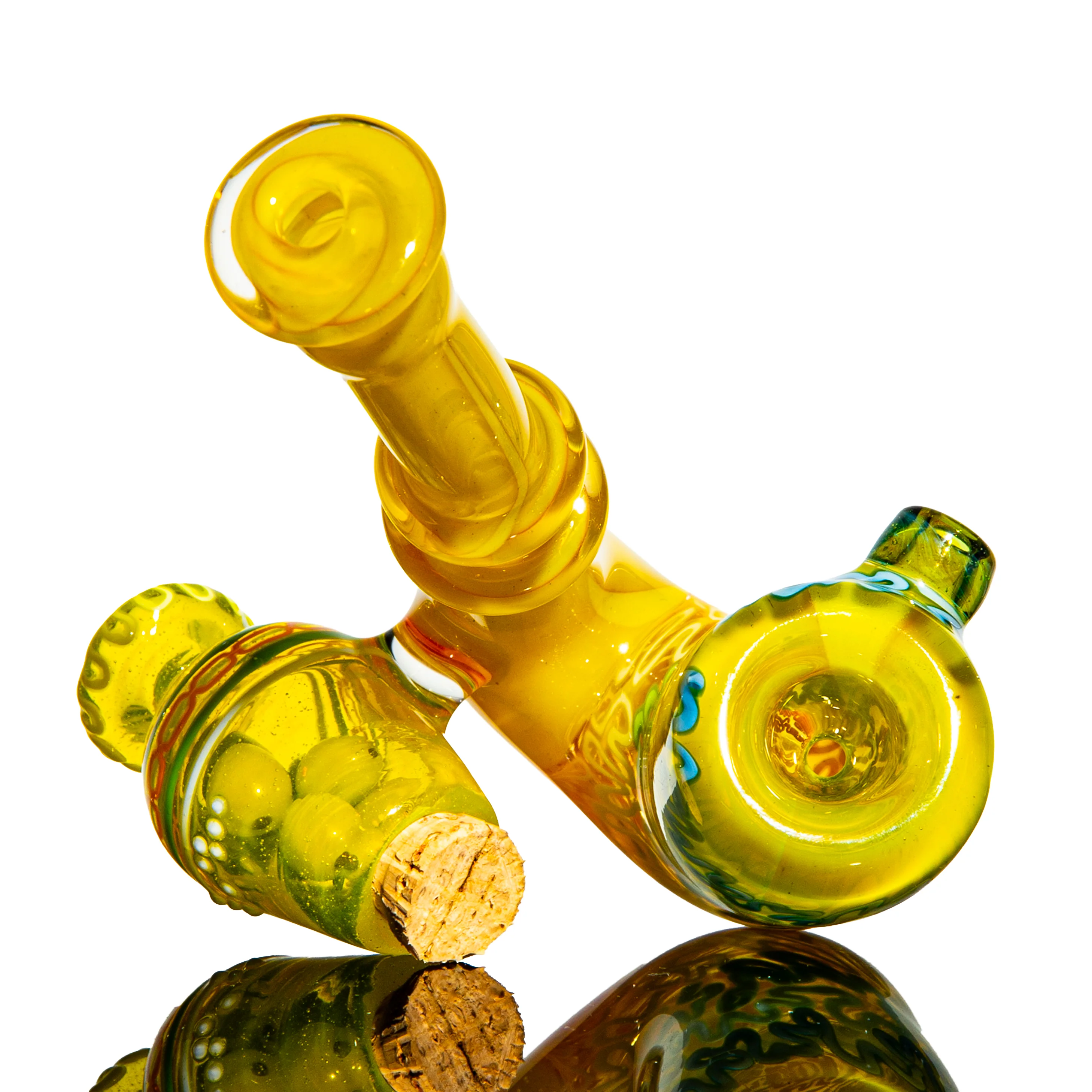 Charisma Glass - Yellow Olive Jar Sherlock - Image 3