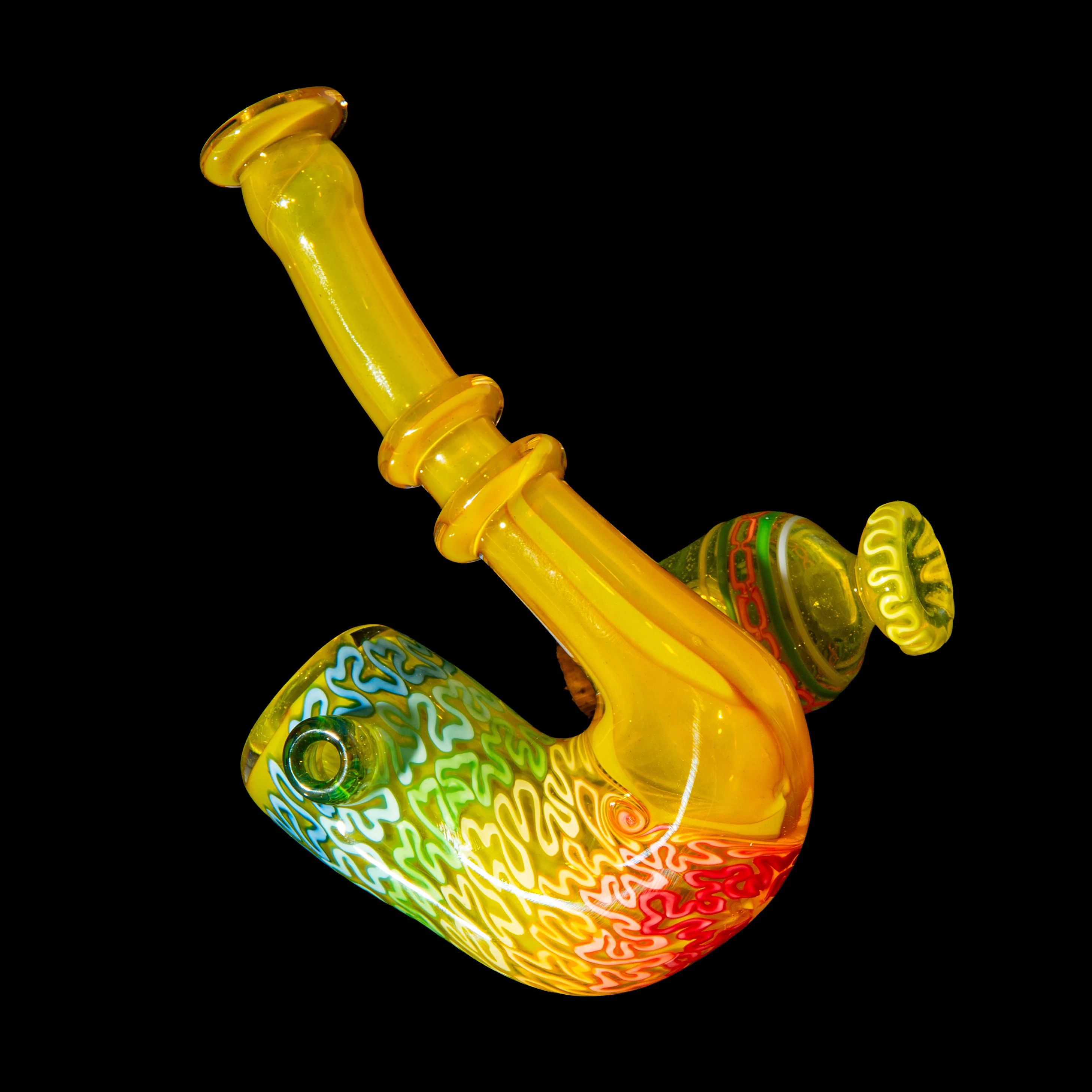 Charisma Glass - Yellow Olive Jar Sherlock - Image 4